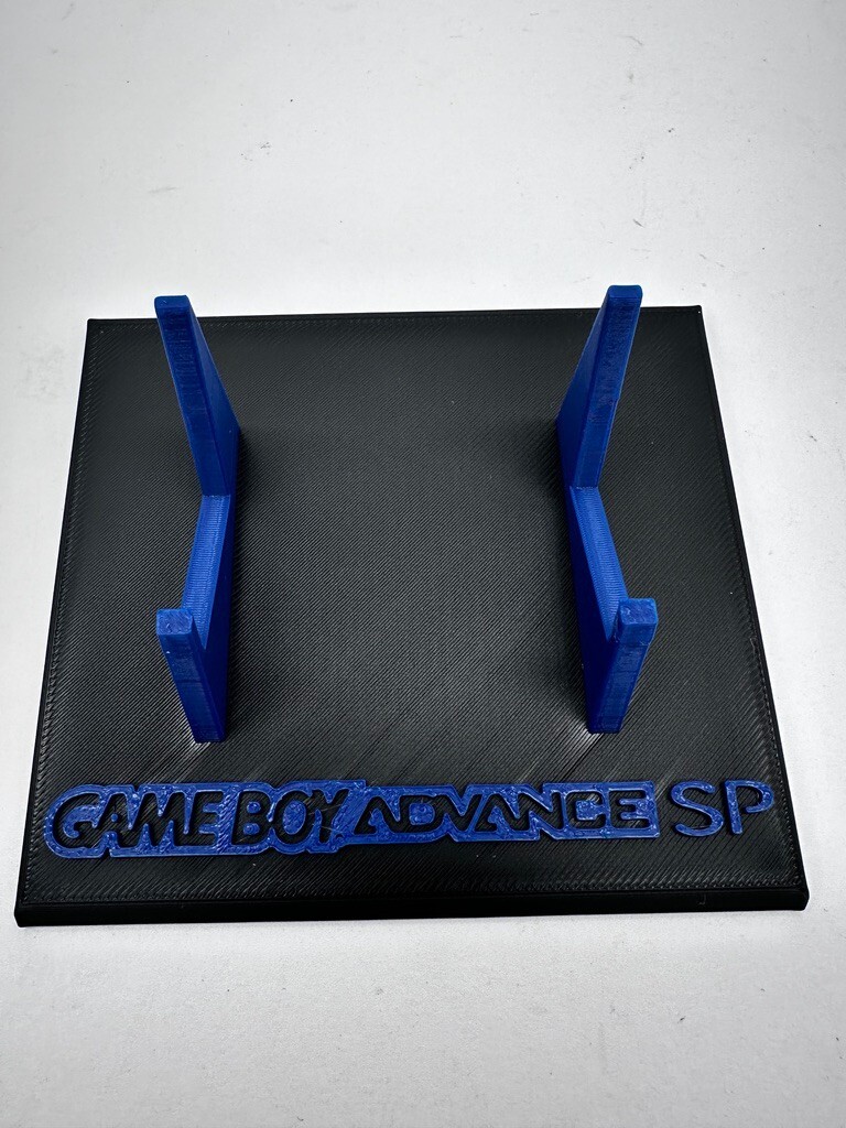Gameboy Advance SP Display Stand (STAND ONLY) GBA SP Black/Blue-ASK More Colors