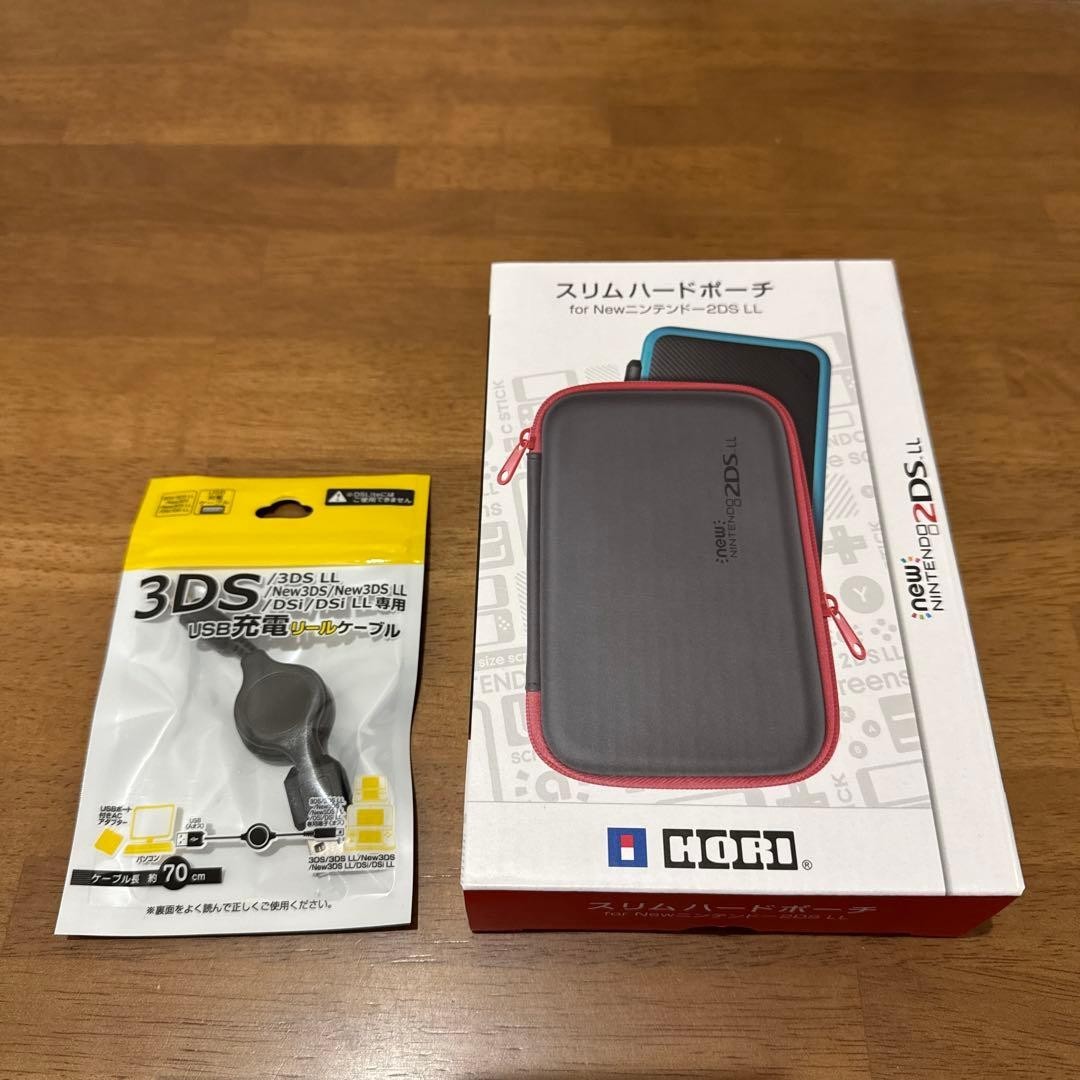 Nintendo 2DS LL – Black/Lime w/games Tested