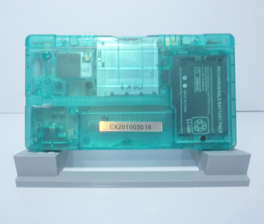 Nintendo DS Lite Transparent Clear Emerald Green Handheld System with Charger
