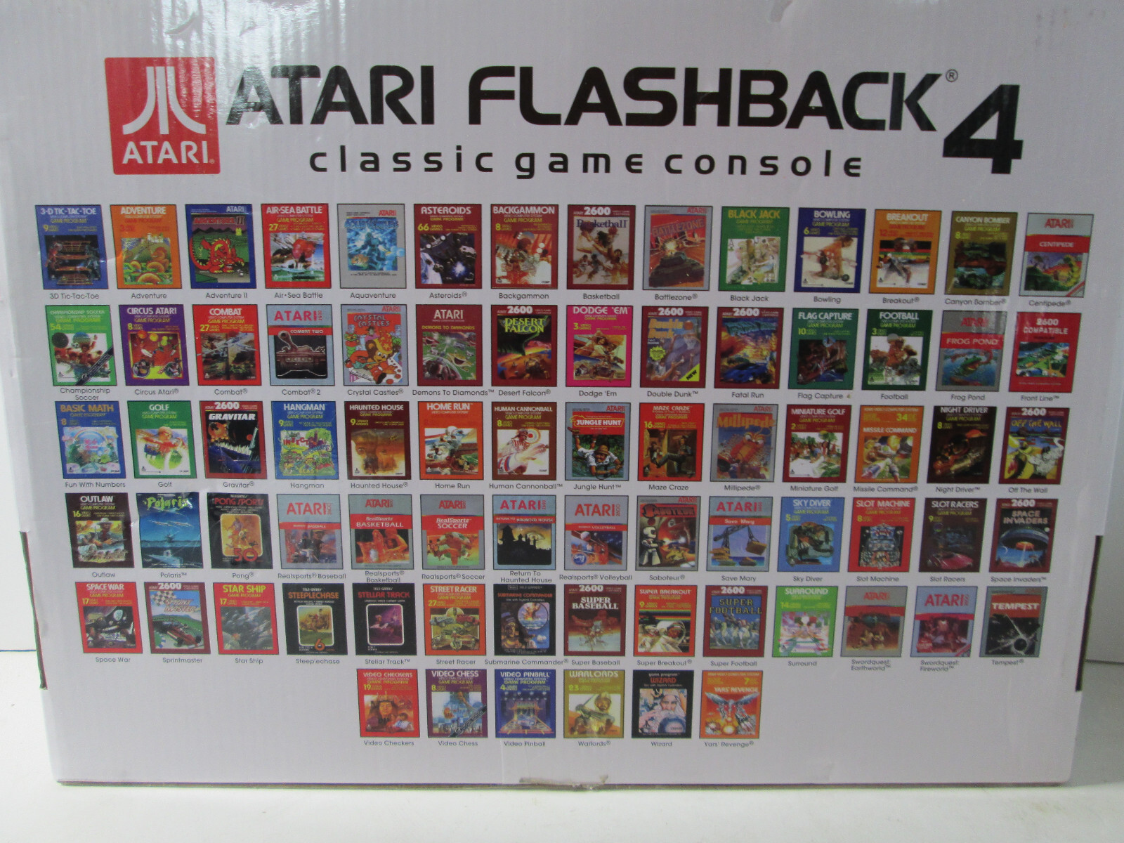Atari Flashback 4 Game Console Includes 76 Games Retro 1980s Gaming Complete
