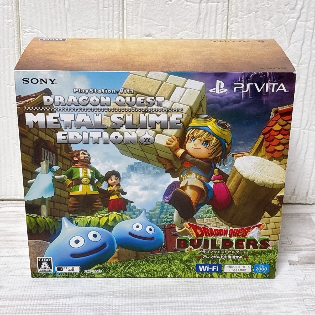 Sony PS Vita Dragon Quest Metal Slime Edition PCH-2000 Console Tested Excellent