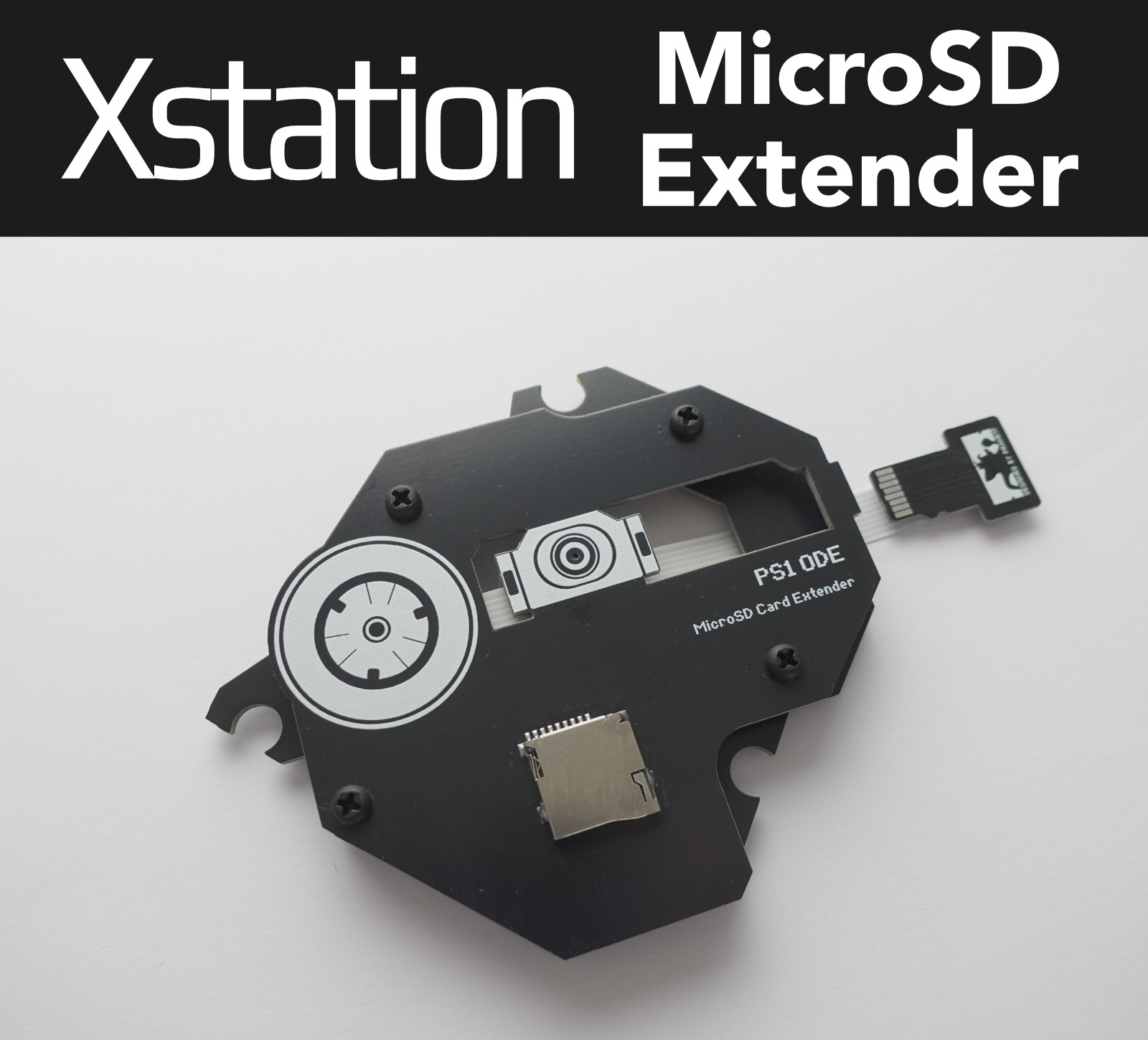 PS1 MicroSD Extender for Xstation[not included]