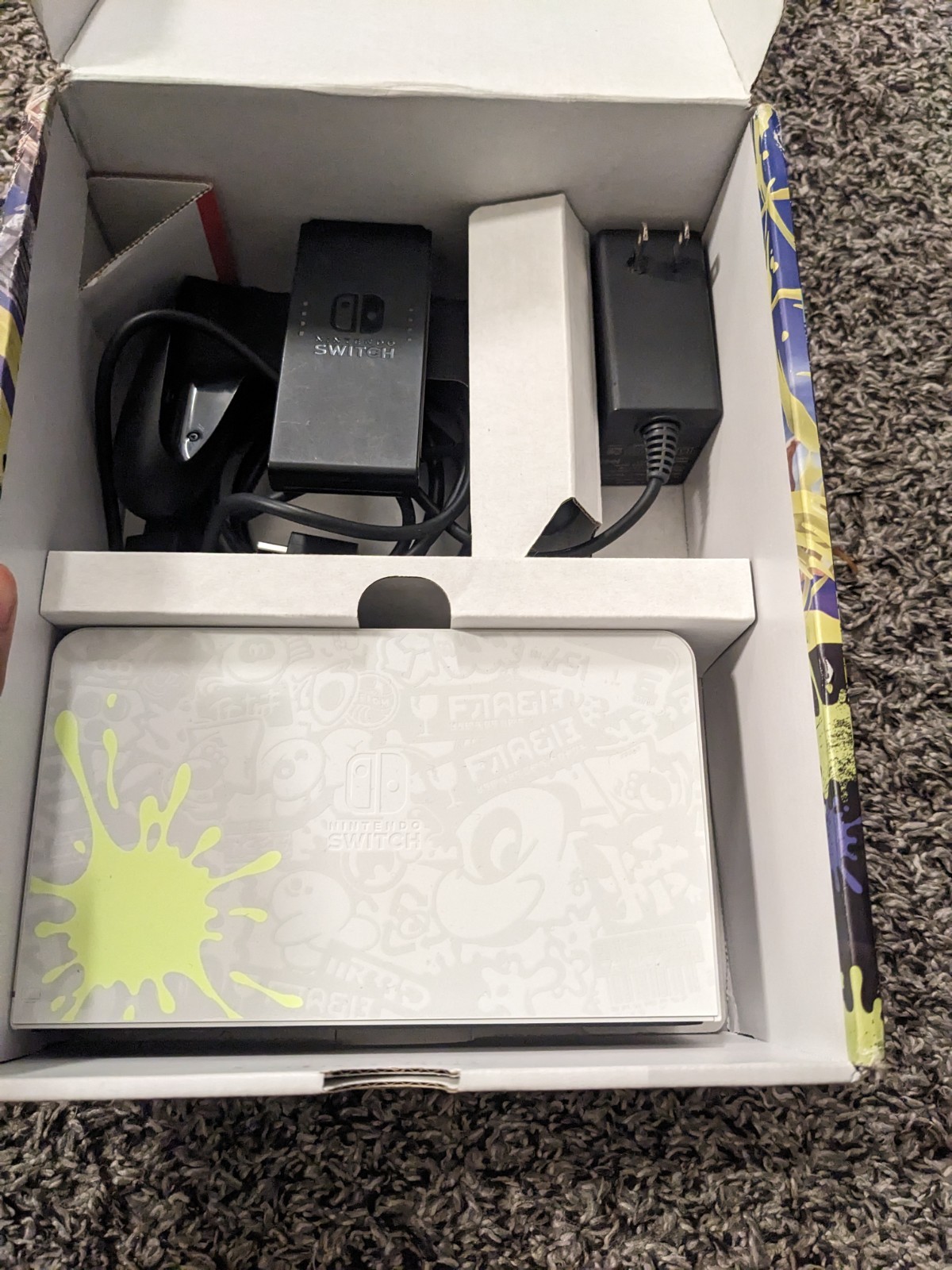 Nintendo Switch (OLED Model) HEG-001 Splatoon 3 Edition Video Game Console -…