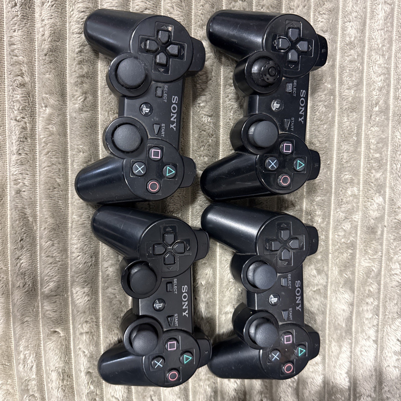 Sony Bundle PlayStation PS4 CUH-1001A PS3 Slim CECH-2501A 29 Games 4 Controllers