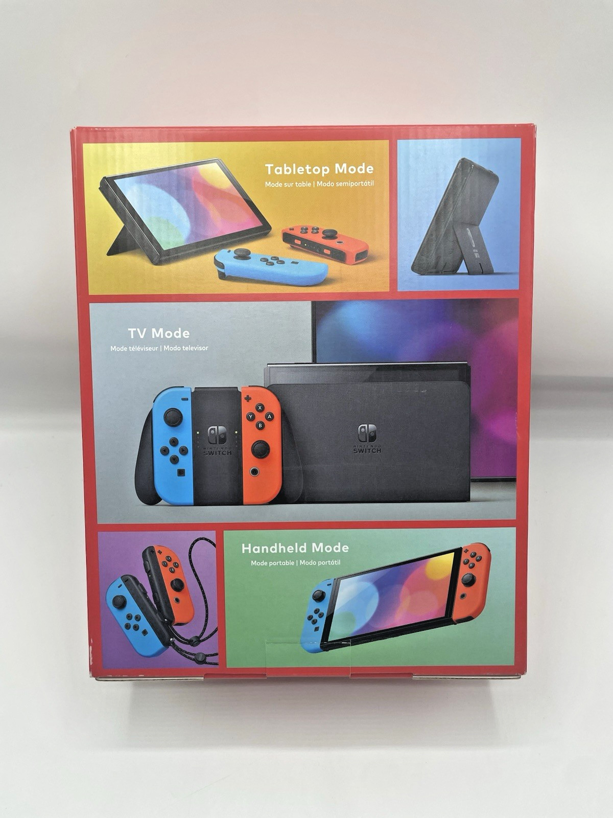 Nintendo Switch Console – OLED Model with Neon Red & Neon Blue Joy-Con Brand New