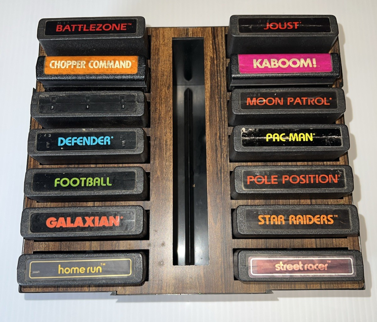 14 Atari 2600 Games With Display Case-classic games preowned bundle PAC-MAN