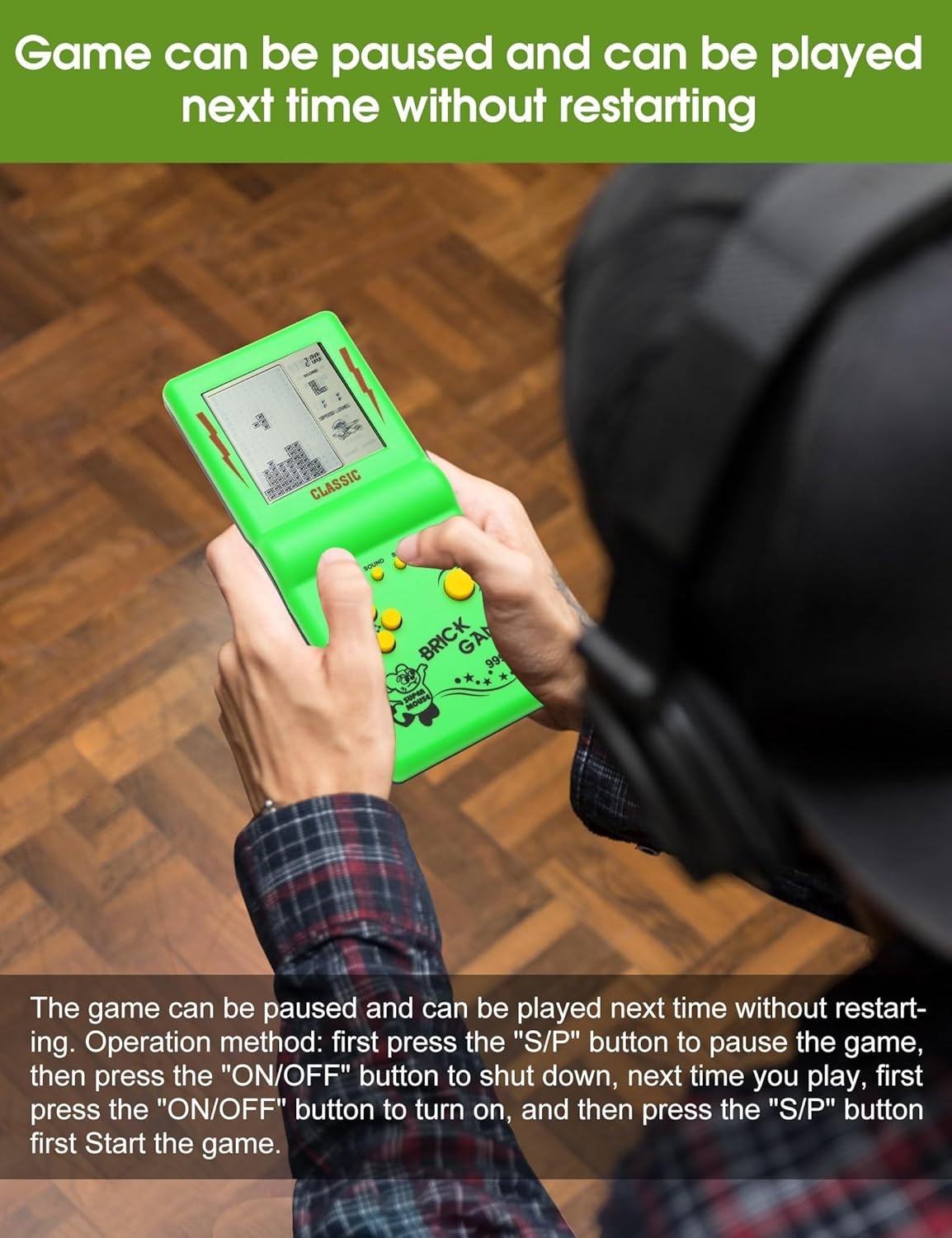Unique Handheld Retro Game Console – 3.5-Inch Screen & 28 Days Battery Life