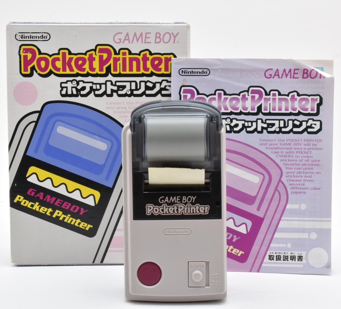 Nintendo Gameboy Color Console Pocket Printer Camera Red Set w/Box Cable Japan