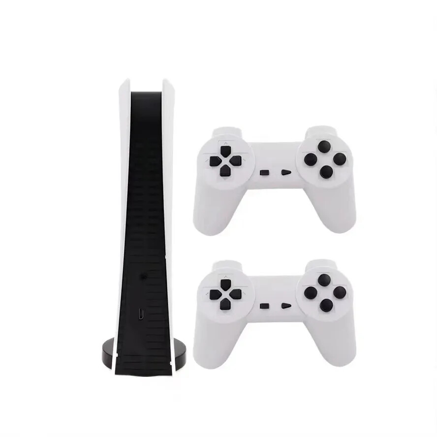 Retro game console, with 1,280 built-in games and dual game controllers