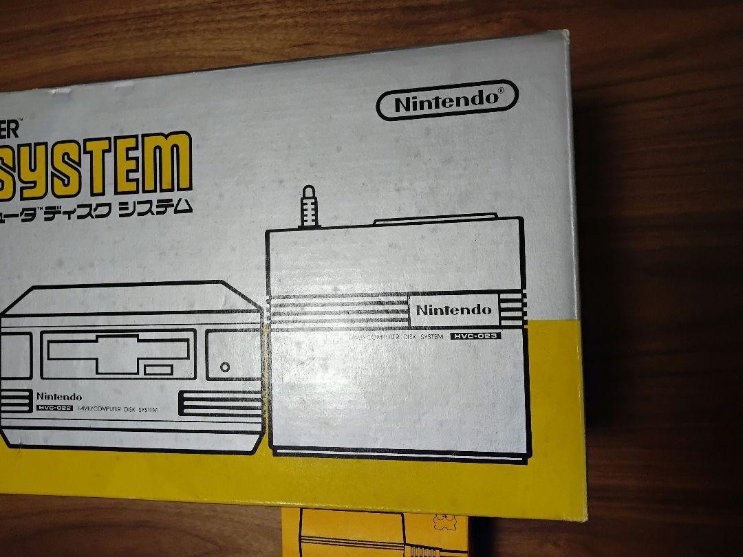 Nintendo Famicom Disk System HVC-022 Unused with AC Adapter Japan s1257M