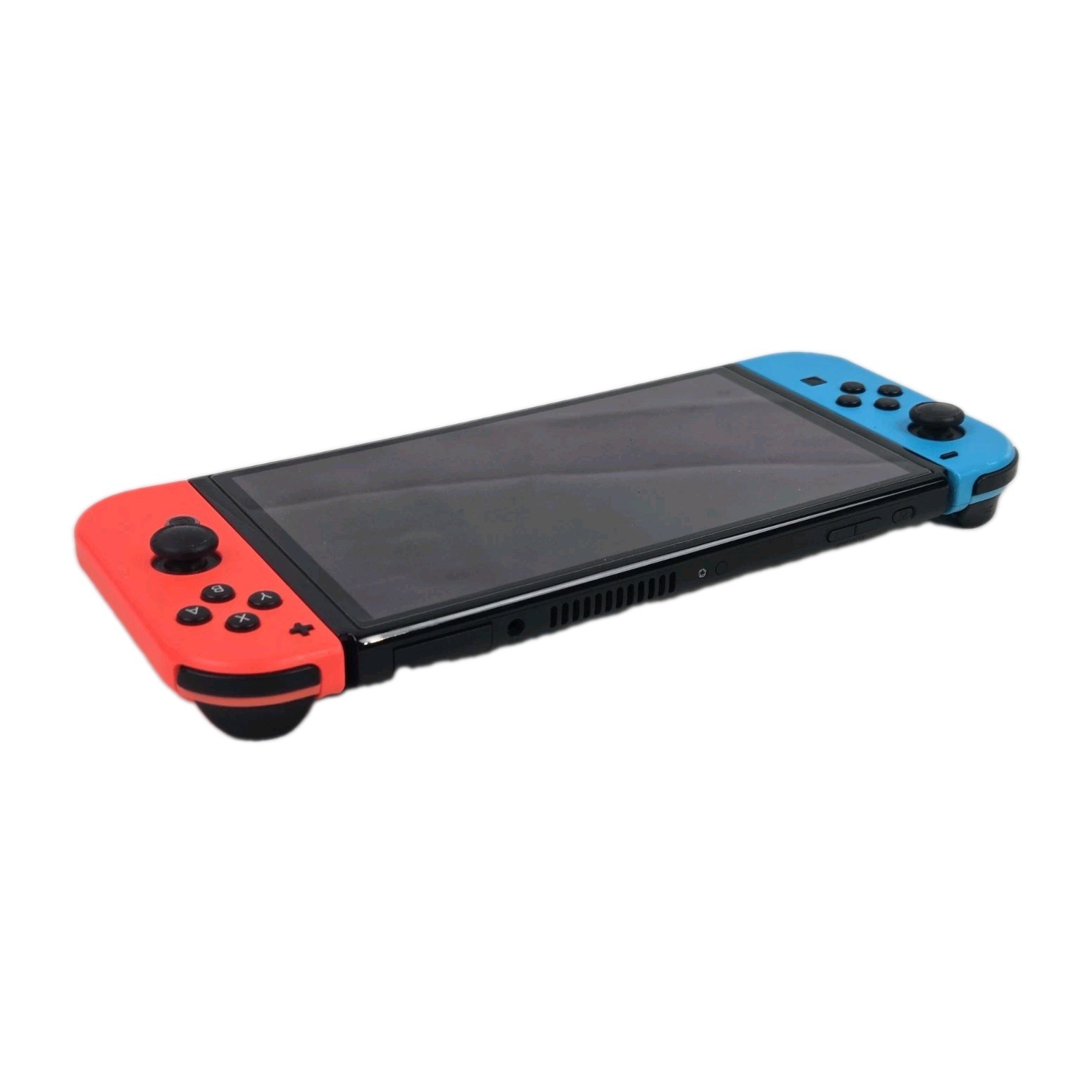 Nintendo Switch OLED Model HEG-001 Handheld 64GB White W/ Cords & Game Tested