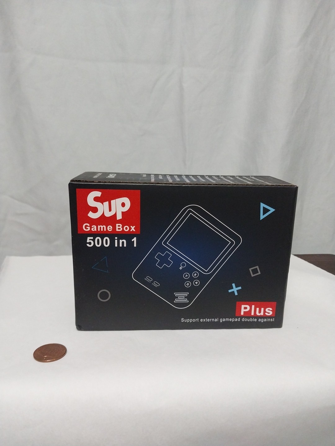 500 in 1 handheld Digital Game System 500 Pre Loaded Games Can Hook Up To TV Red