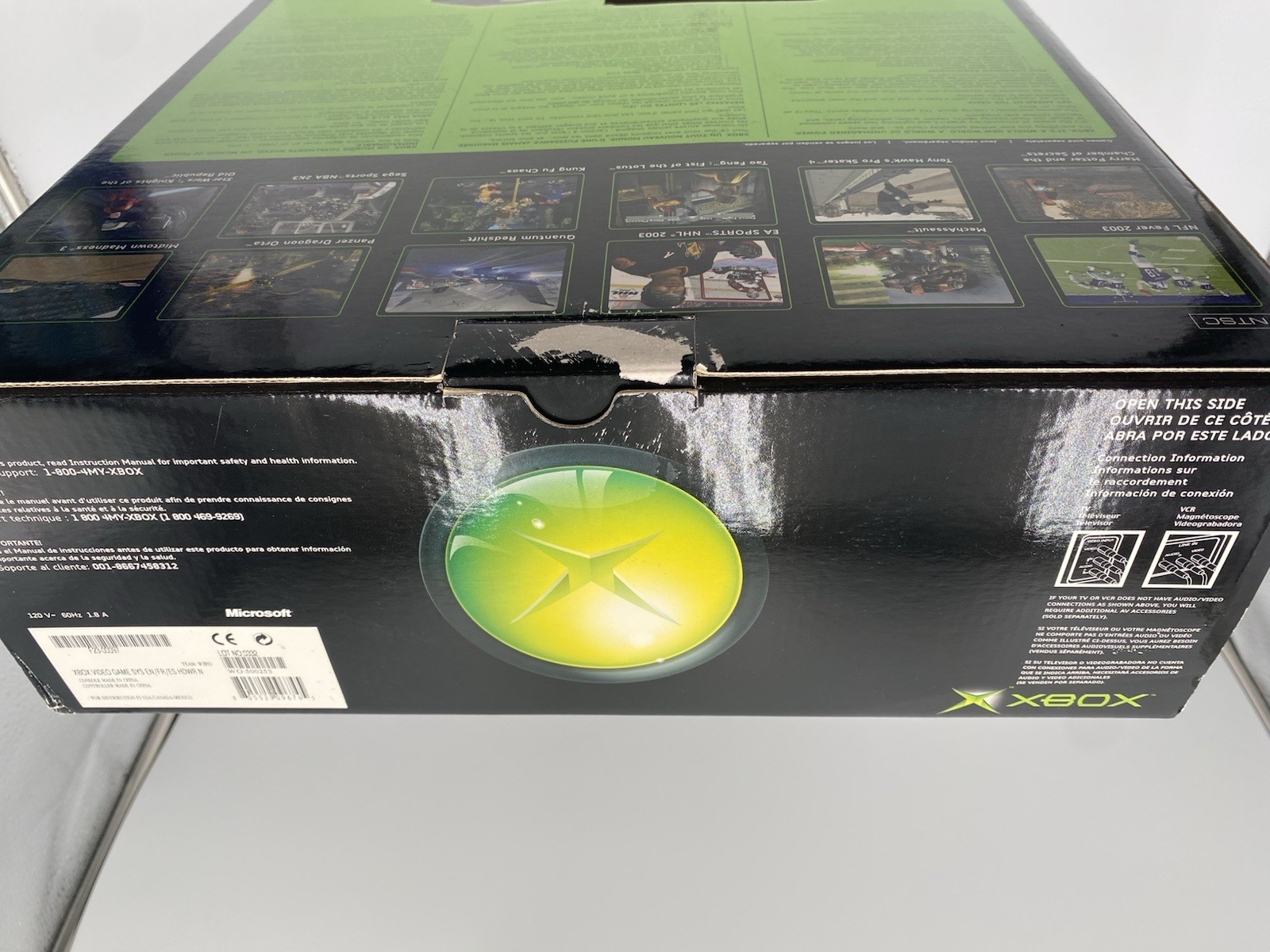 Microsoft Xbox Original video game system console CIB complete in box w/ foam