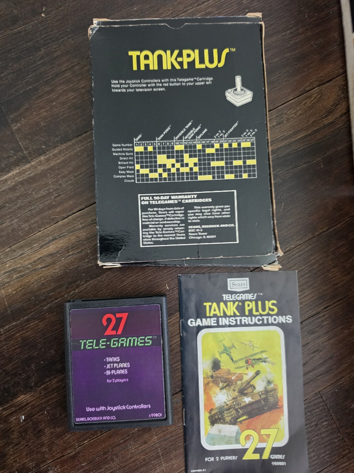 Vintage Sears Tele-Games Video Arcade System Model 637.99743 CIB Bundle + 6…