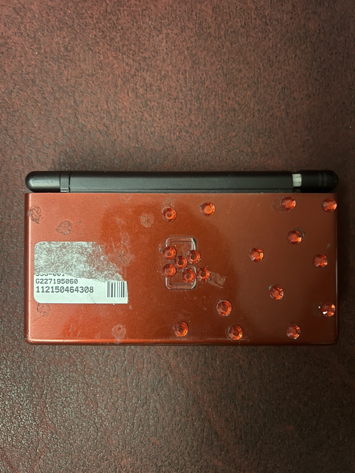 Nintendo DS Lite Crimson Loose Hinge System – Red/Black – Charger Included