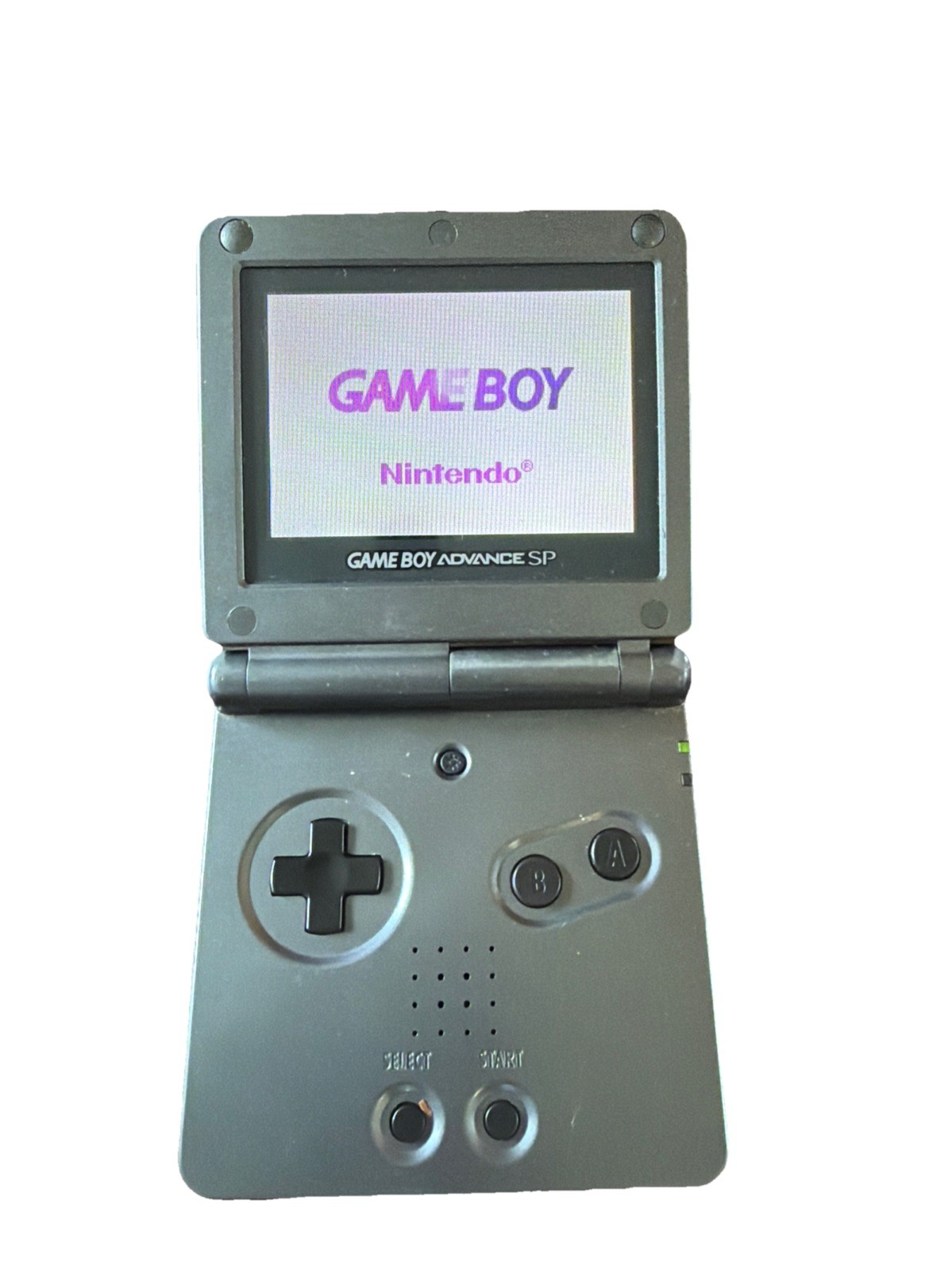 Nintendo Game Boy Advance SP AGS-101 Graphite Gray Handheld, Boulder Dash FX
