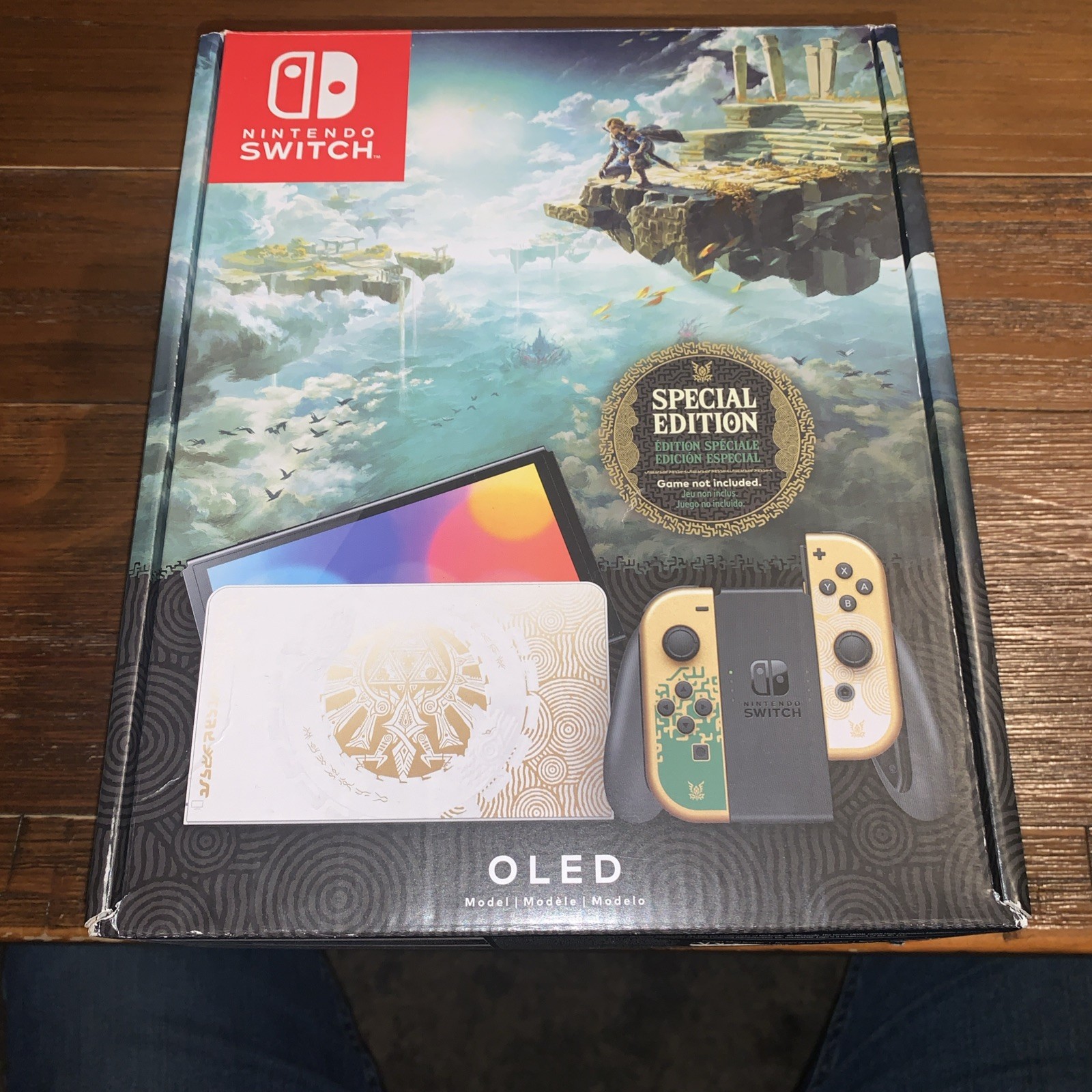 The Legend Of Zelda Tears Of The Kingdom Special Edition OLED (Box Only) Read