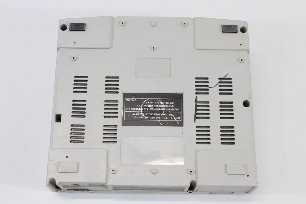 SEGA Saturn White Console Controller x2 AC AV HST-3220 SS JP Japan WORKING #5