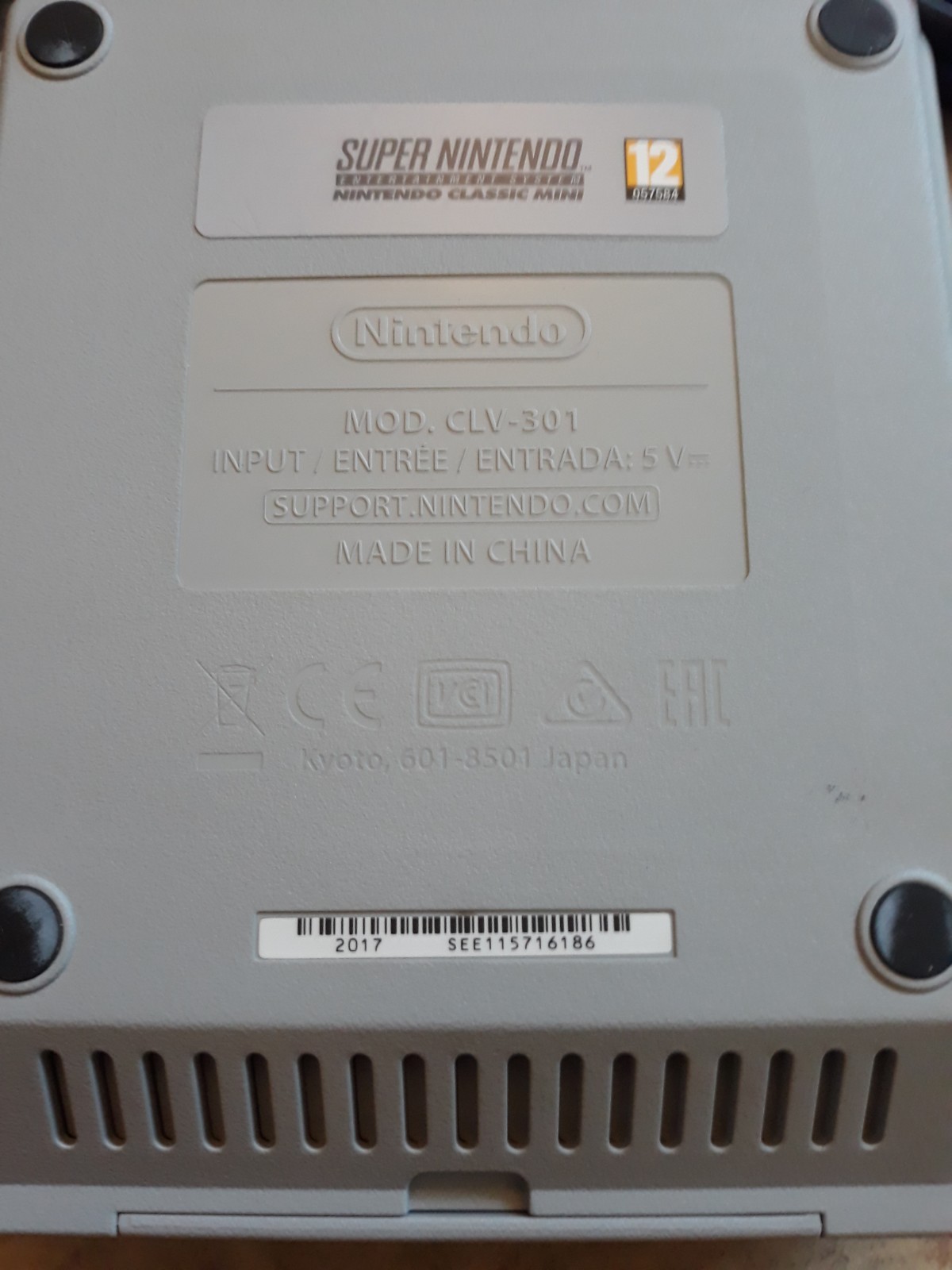 Nintendo Classic Mini Super Famicom Console Japanese SNES–TESTED-NO CONTROLLERS