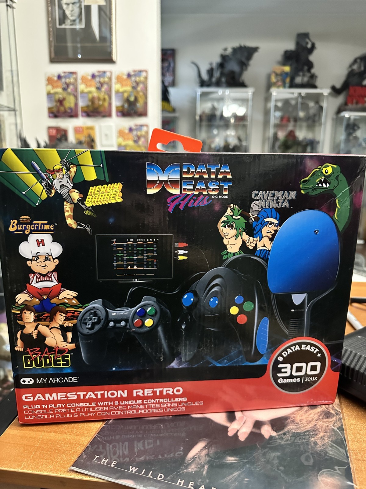 My Arcade Gamestation Retro Plug & Play Console 300+ Games W/ Data East Hits