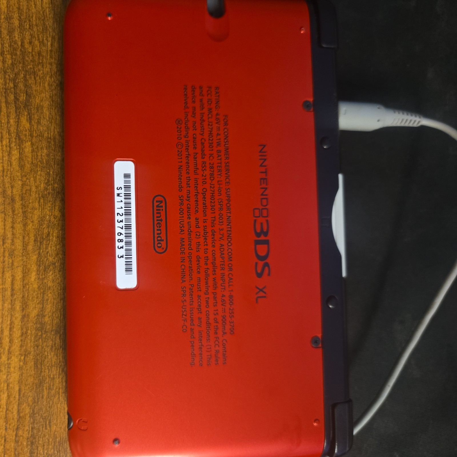 Fully Modded(infinite games, Homebrew) Region Free 3DS XL LL Red/Black Handheld