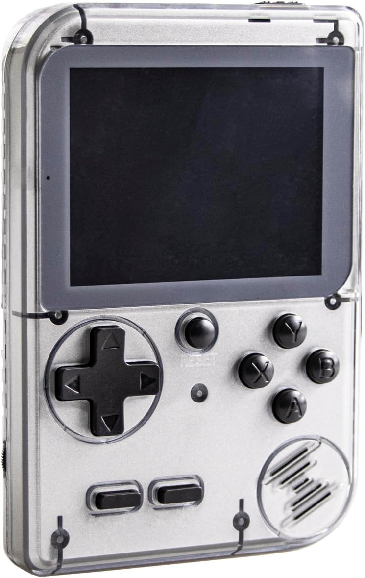 Rechargeable Handheld Retro Game Console: 400 Games, TV Out & Lightweight Design