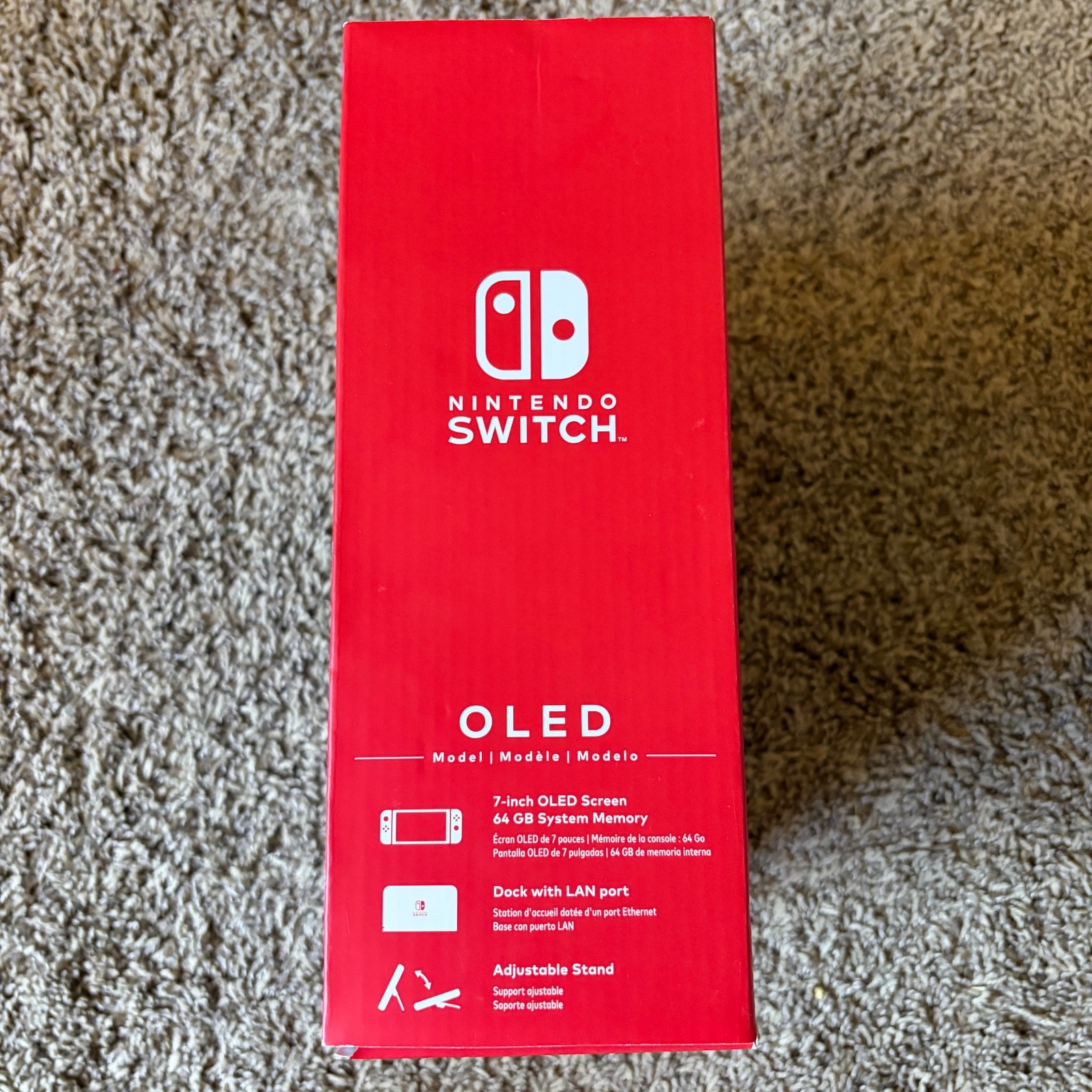 Nintendo Switch OLED 64GB Handheld Console – White with Case & All Accessories