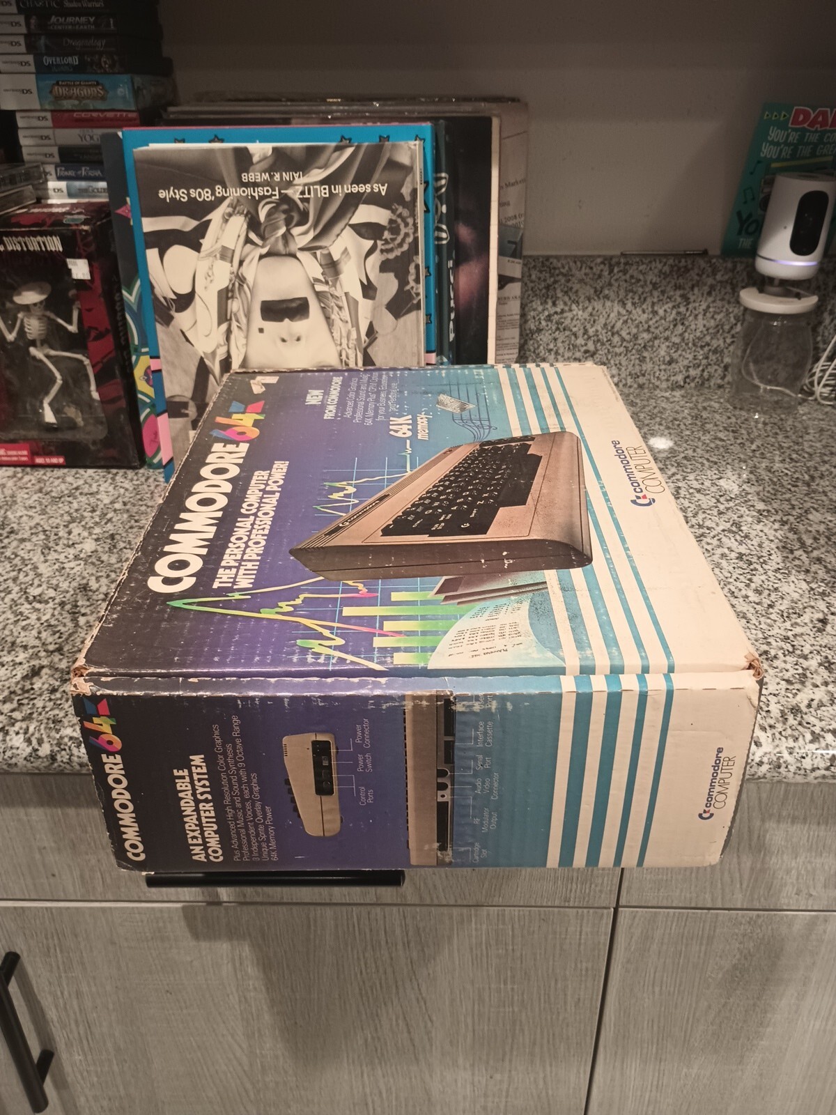 Commodore 64 Computer Original Box No Cords No Control