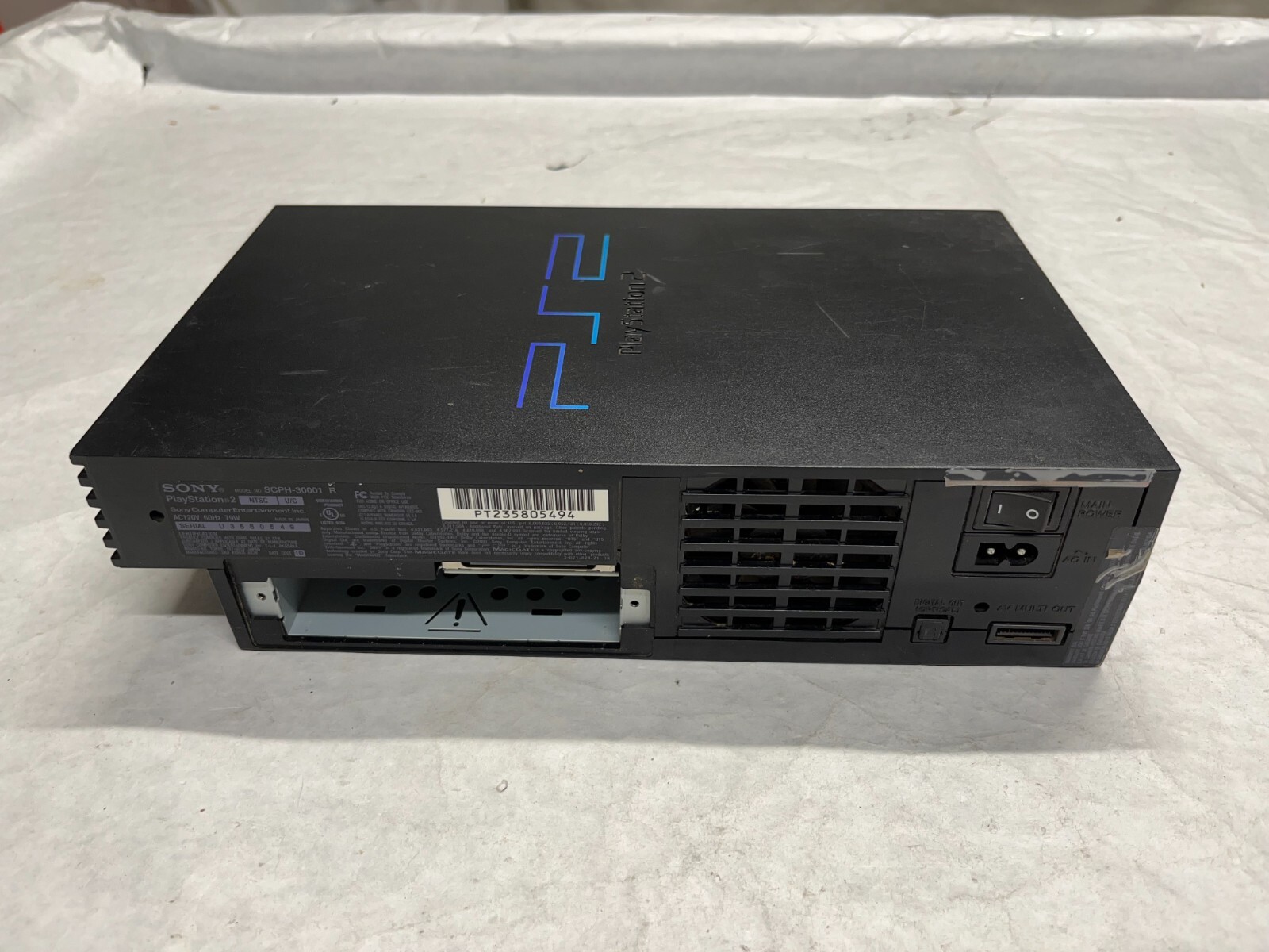 AS IS Broken SONY Playstation 2 PS2 Console ONLY NOT WORKING Parts Repair READ