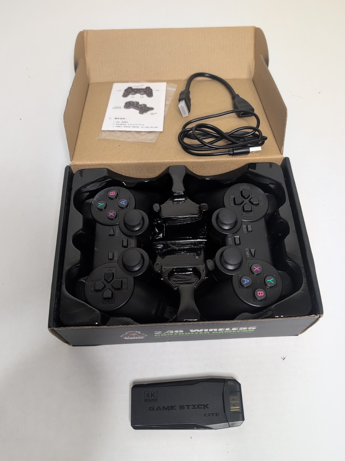 2.4G Wireless Controller Gamepad Lite – 4K Ultra HD Game Stick Original Box