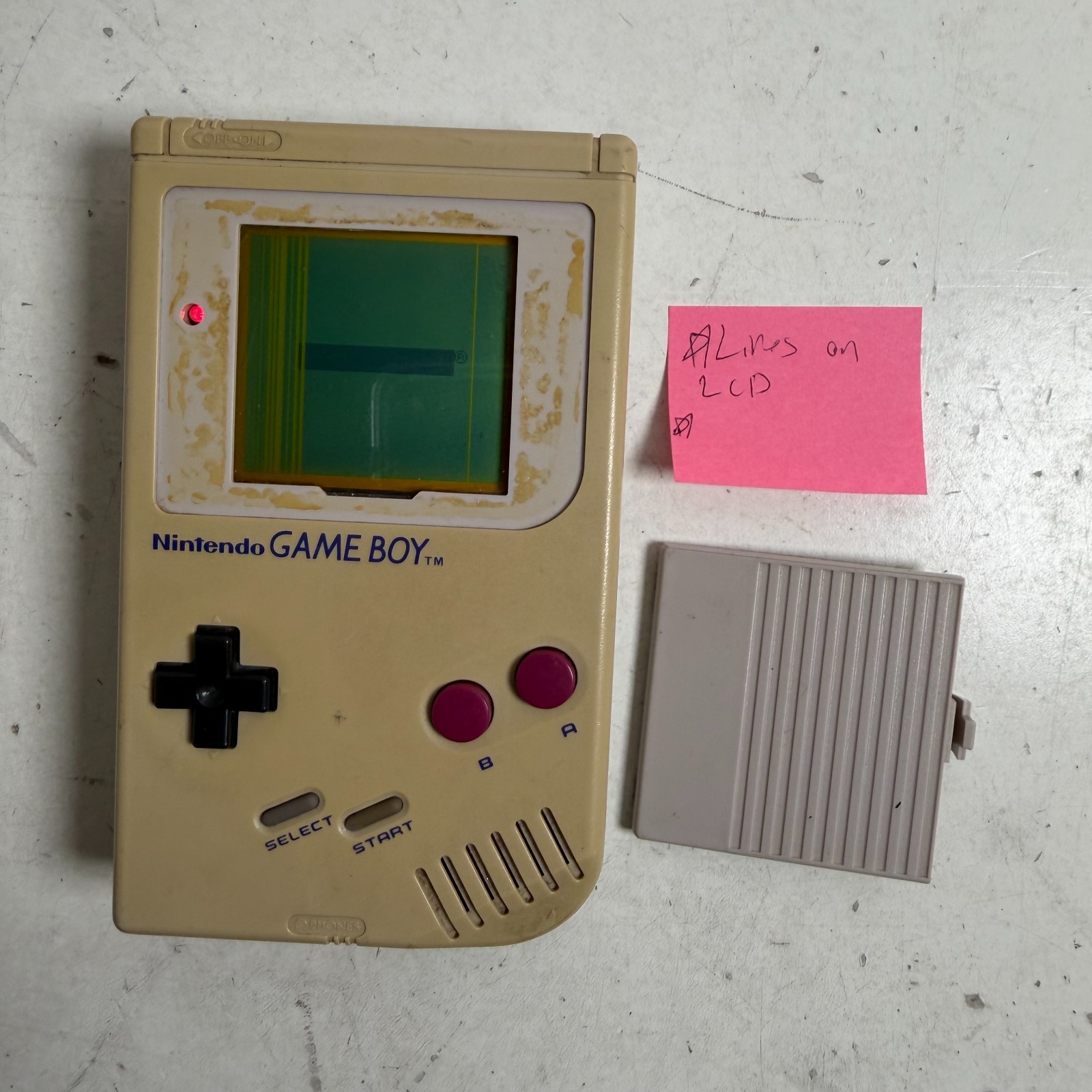 Nintendo Game Boy DMG-01 Beige Classic Wireless Portable Game Console – READ