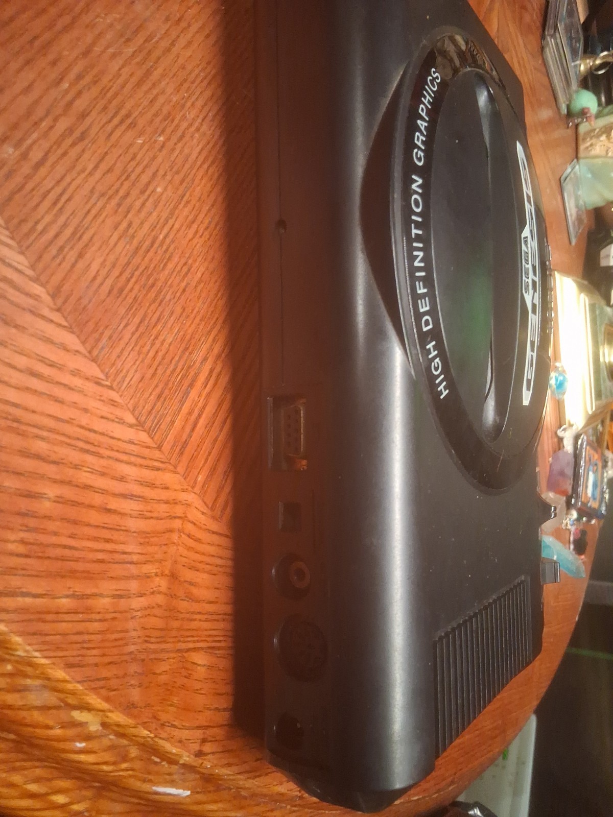 Sega Genesis 16-Bit Console Gaming System With Chords Black 1601