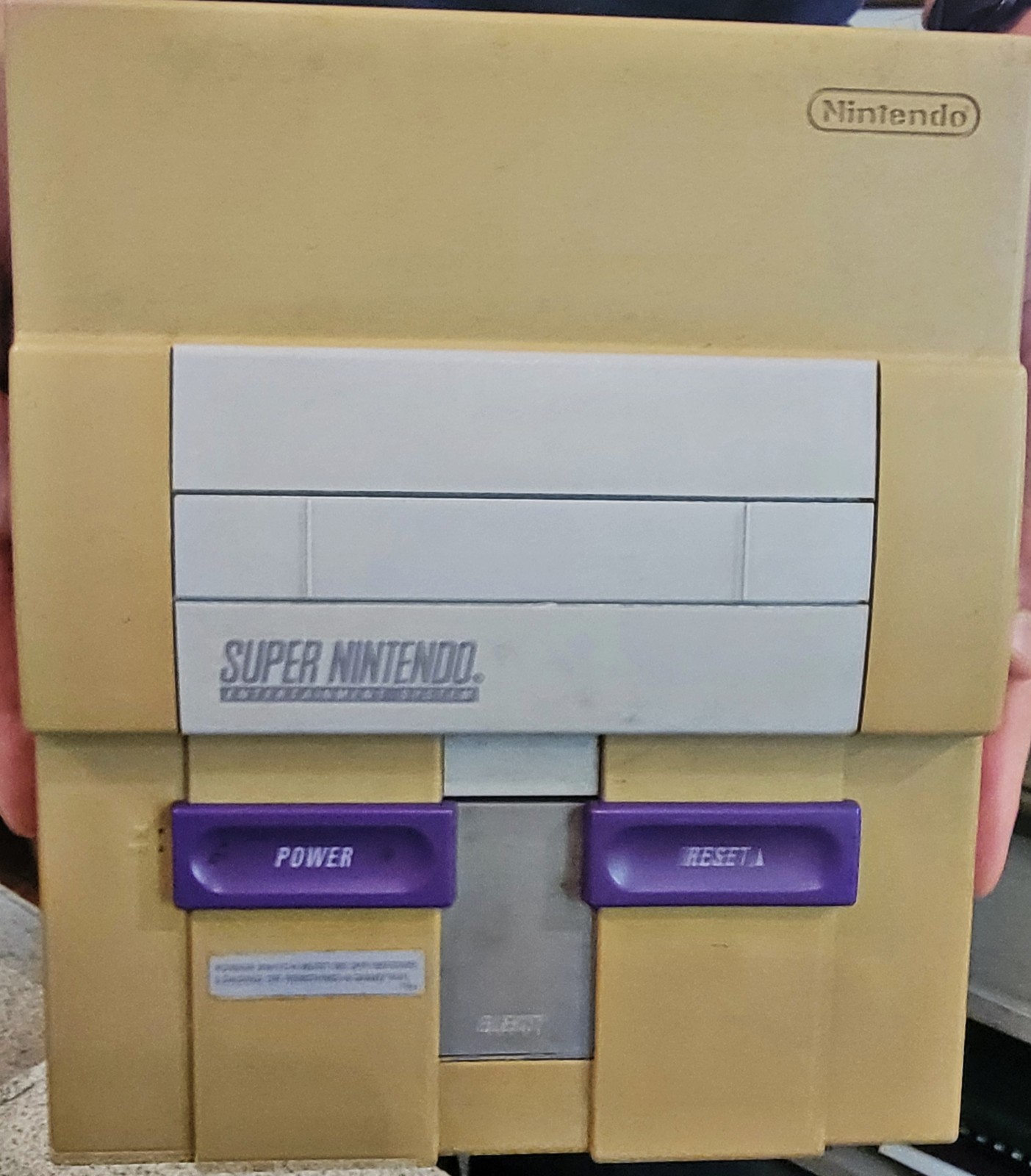 Vintage Super Nintendo SNES Console Bundle, 2 Ctrlrs, 6 GAMES **TESTED WORKS**
