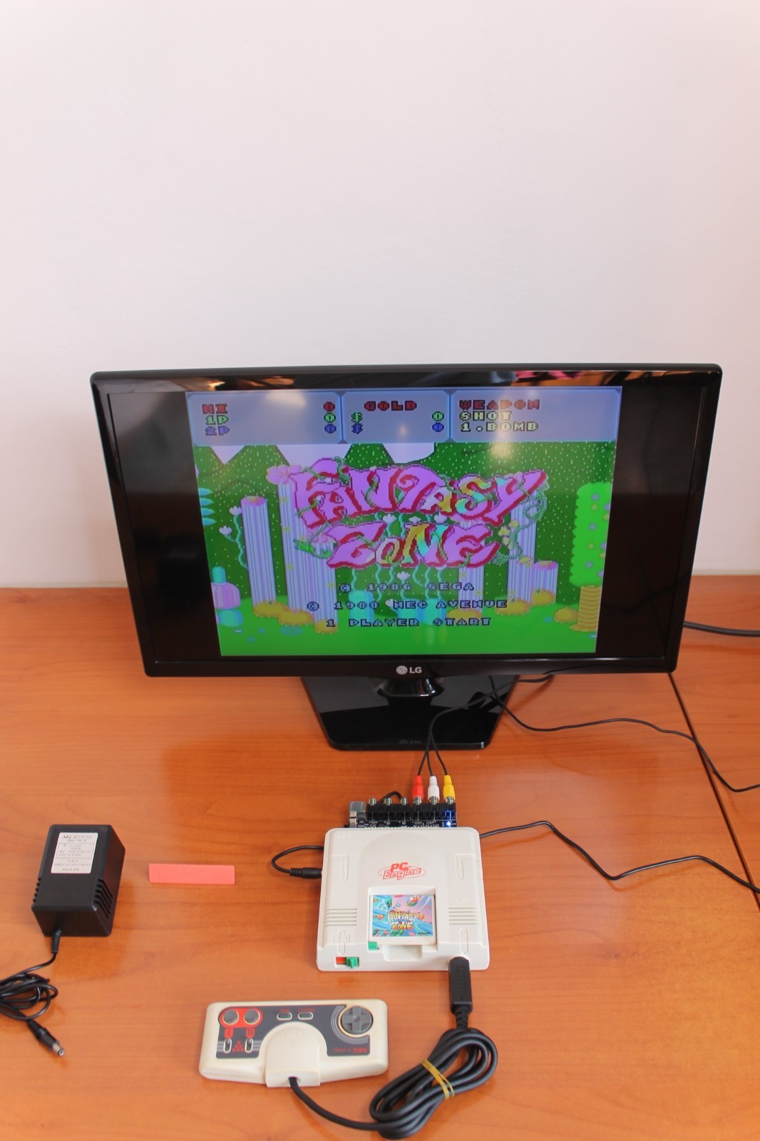 PC ENGINE CONSOLE PCENGINE NEC #2 + New PSU