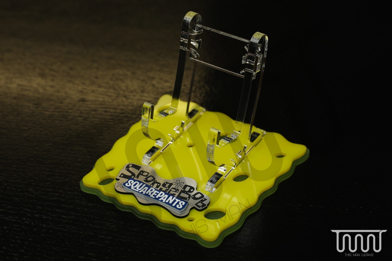Acrylic Display Stand for Game Boy Advance SP Sponge Bob Limited Edition Console