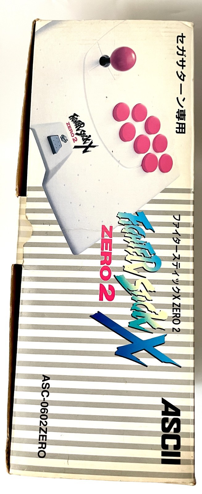 Fighter Stick X Zero 2 Sega Saturn ASCII Arcade Controller Capcom ASC-0602ZERO