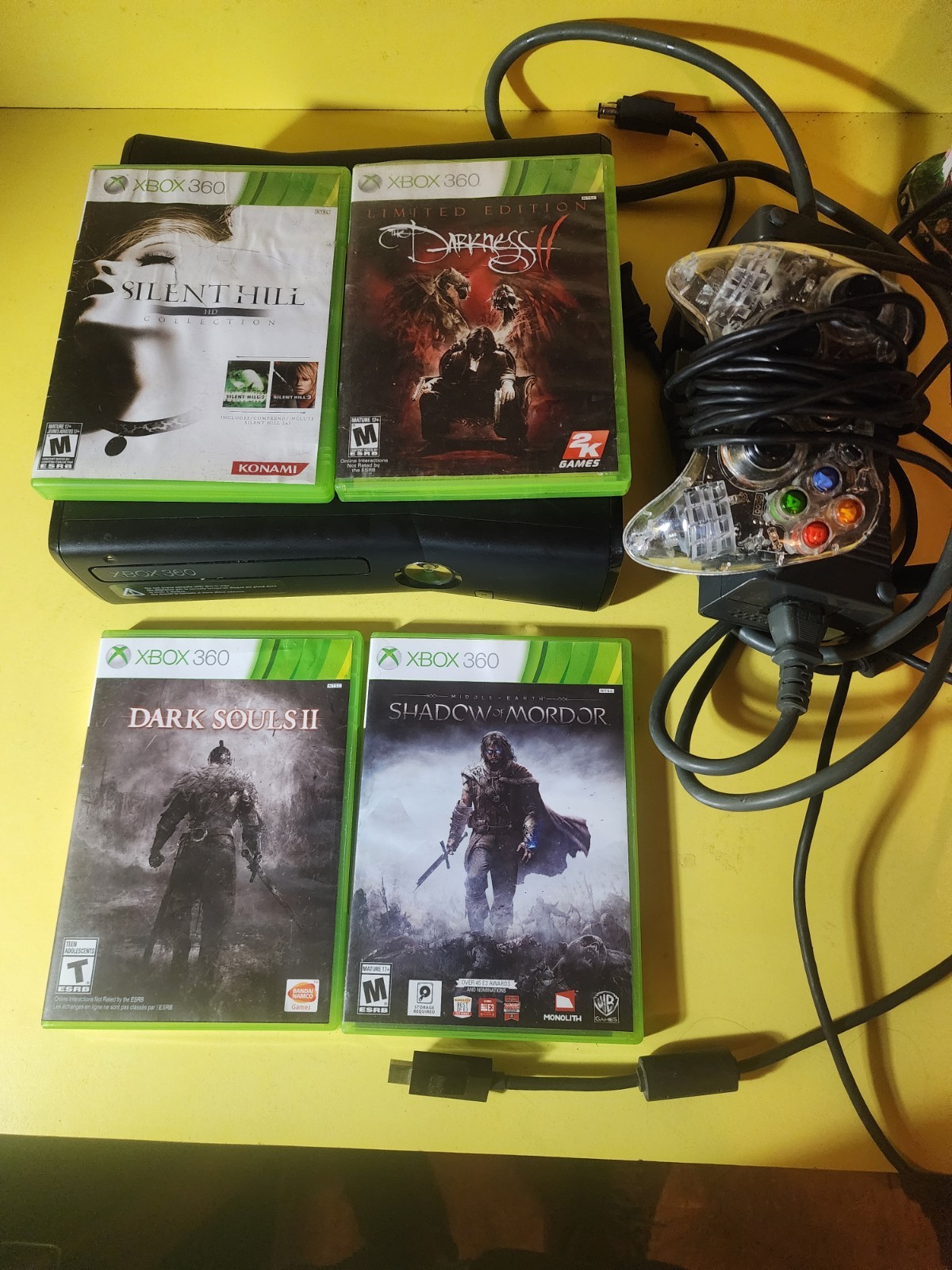 Xbox 360 With 4 Games