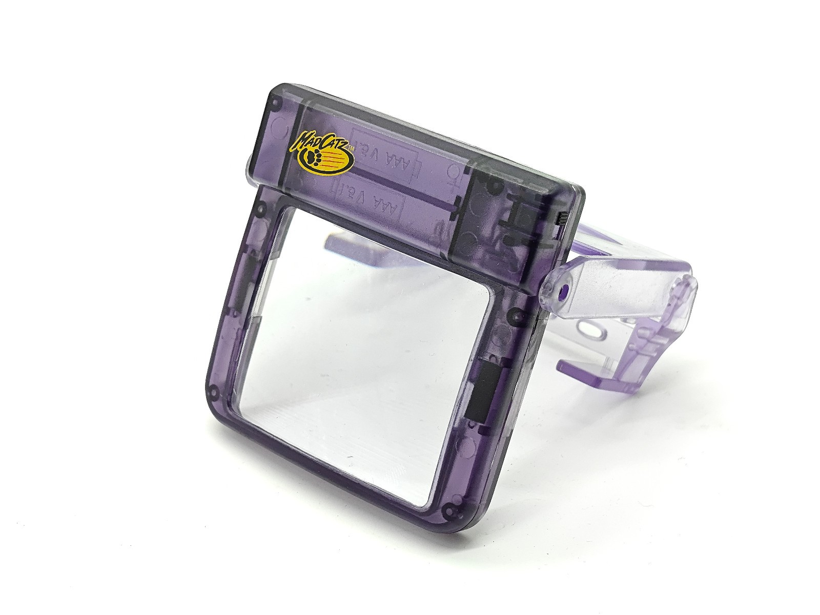 MAD Catz Game Boy Color Atomic Purple Screen Magnifier Light – Good Condition