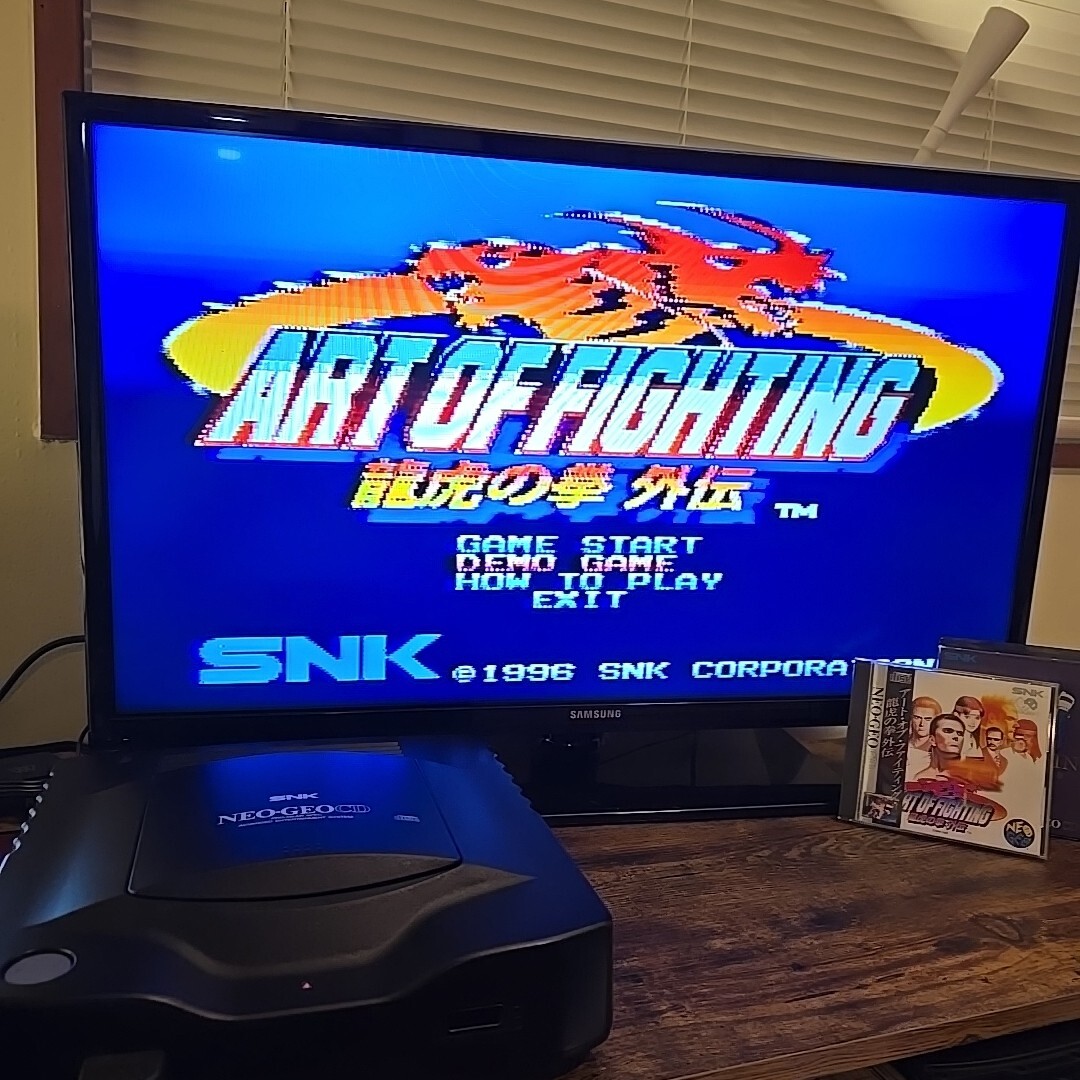 NEO GEO CD & King Of Fighters Authentic. Complete In Box From Japan Region Free!