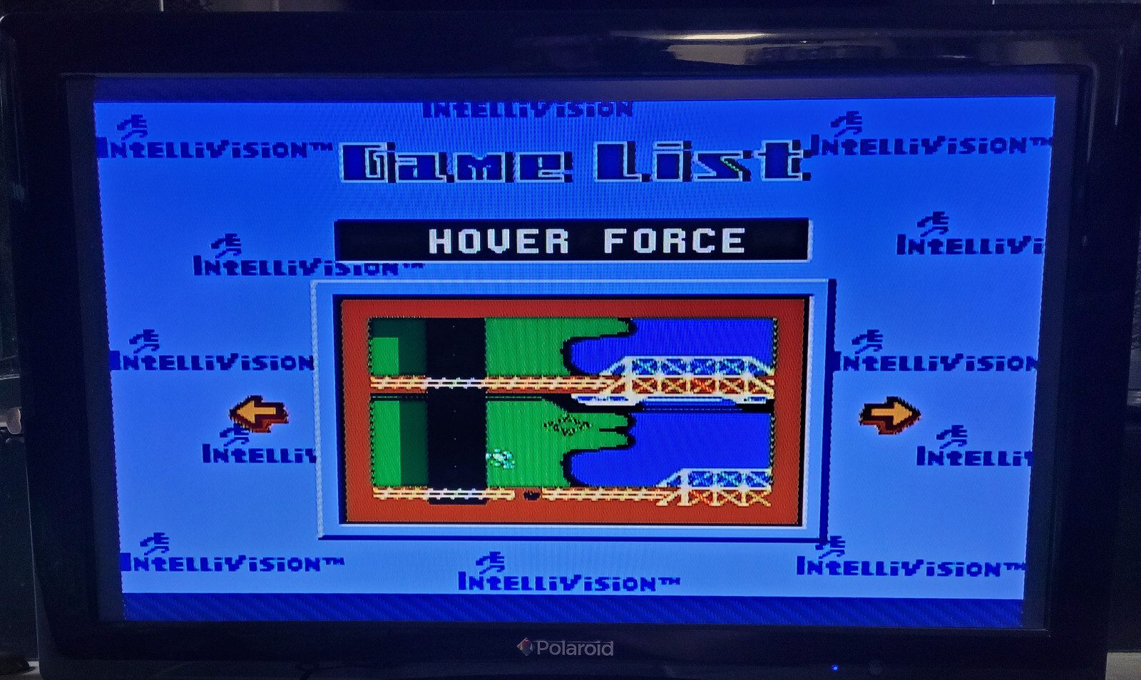 Intellivision Video Game System Plug Play 25 Games Golf Snafu Space Battle