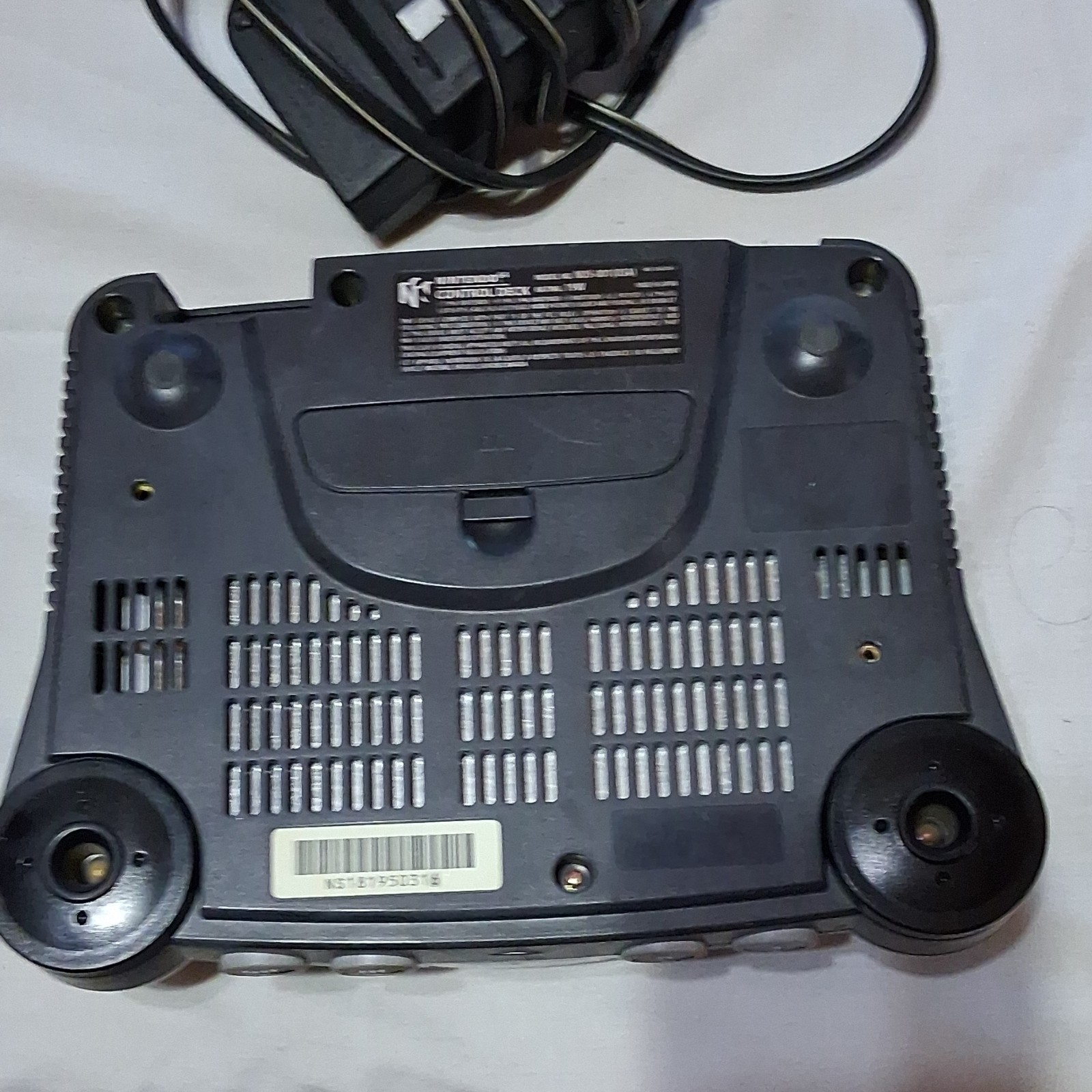 Nintendo 64 Black Multiplayer Console Composite RCA with Power Adapter