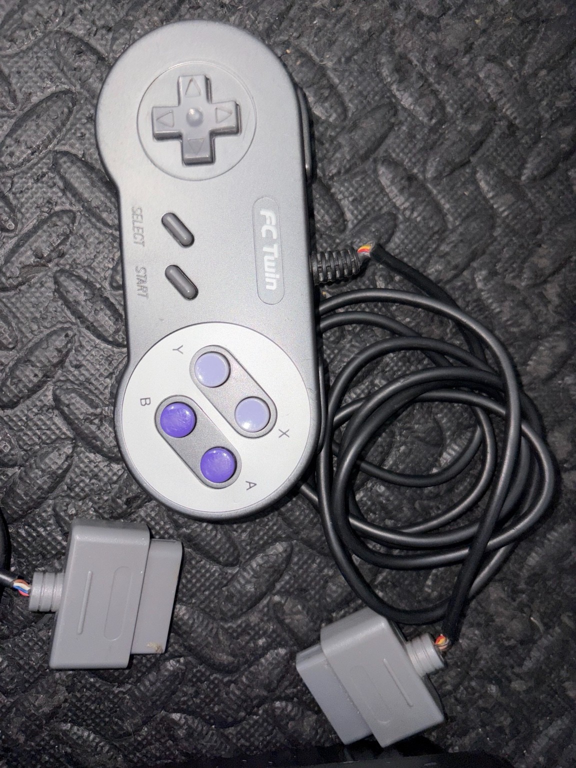 FC Twin NES SNES Clone Console Bundle 2 Controllers AV Cable Parts Repair