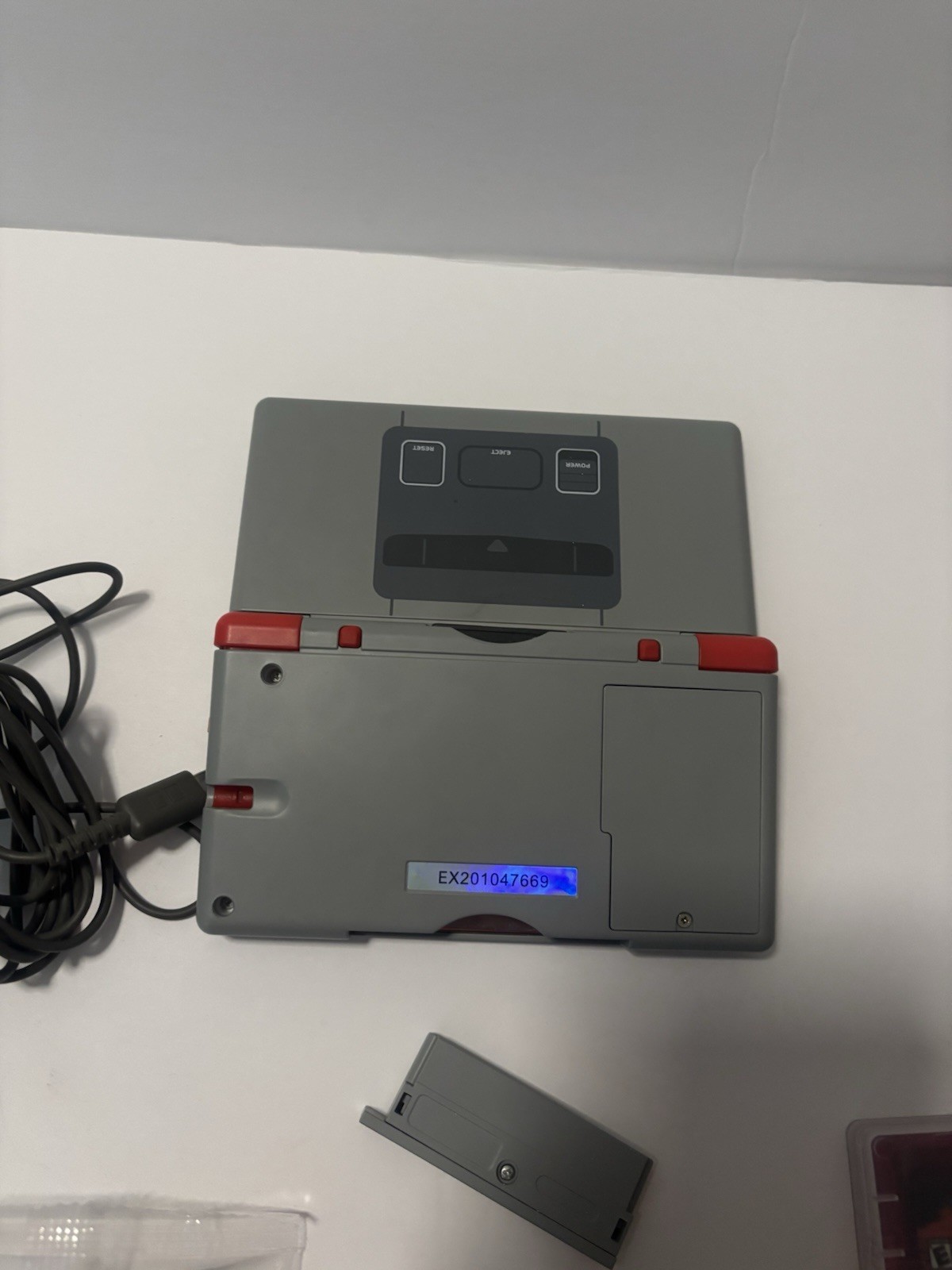 Ds Lite SNES Reshell With Ruby, Charger, Screwdrivers And Extra Buttons