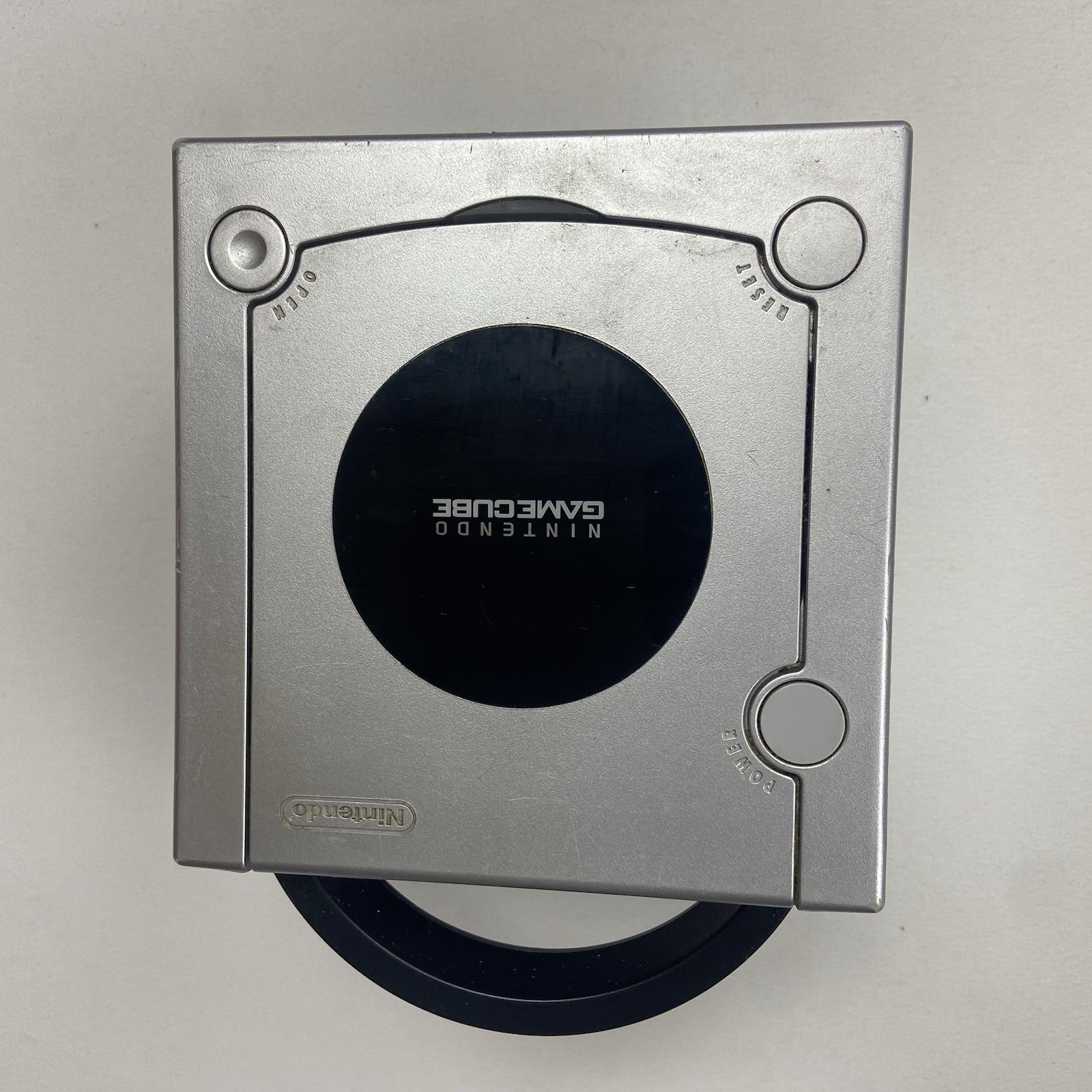 Nintendo GameCube Platinum Silver Console DOL-101 Tested Working + Memory Card