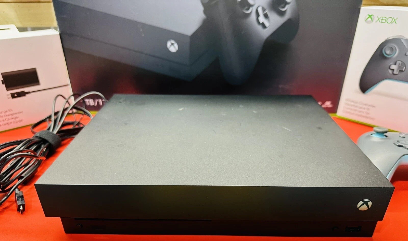 Microsoft XBox One X 1TB Console Black Video Game System & Remote Controller