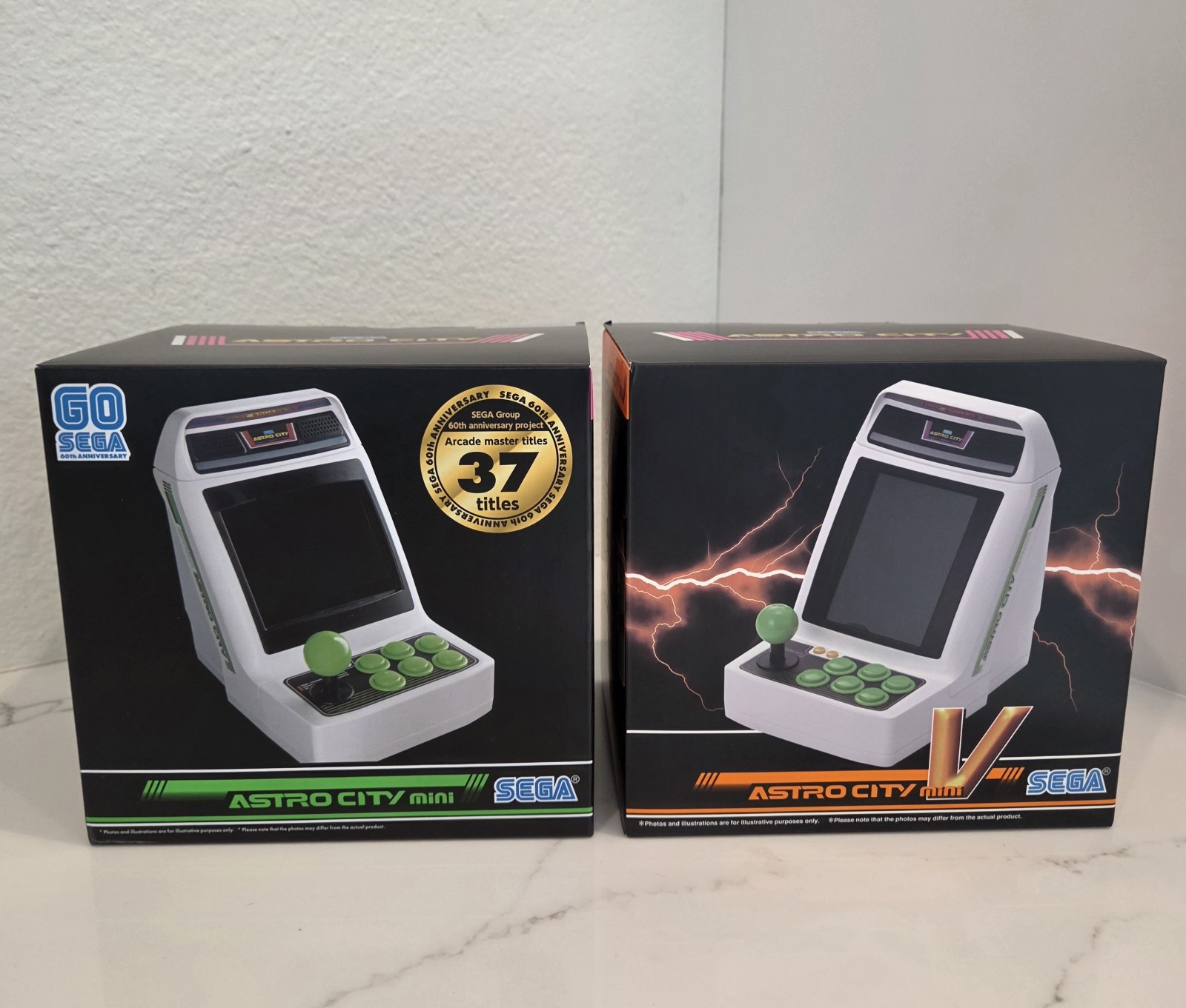 SEGA Astro City Mini + SEGA Astro City V Mini – Brand New – LRG