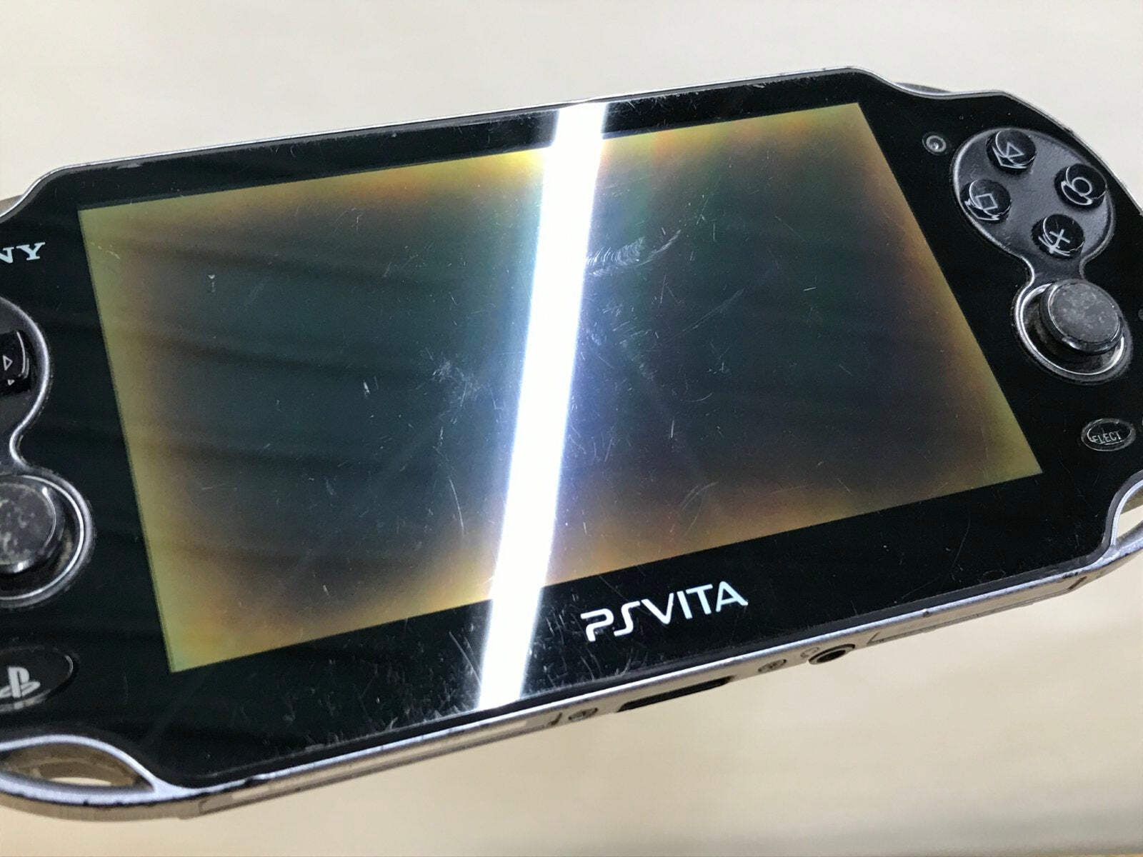 PS Vita PCH-1000 CRYSTAL BLACK Console Japan – With Defects GE1739