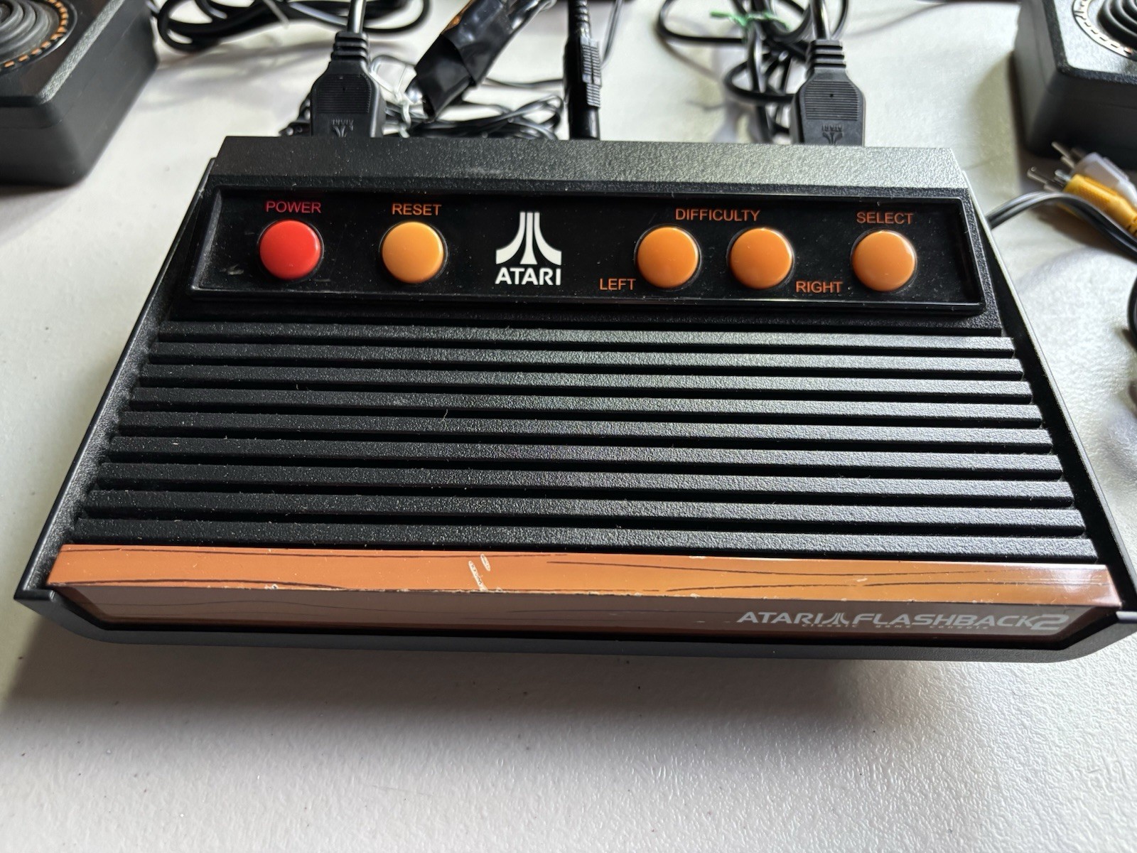 Atari Flashback 2 Video Game System with 2 Controllers, Power Sup. & RCA Inputs