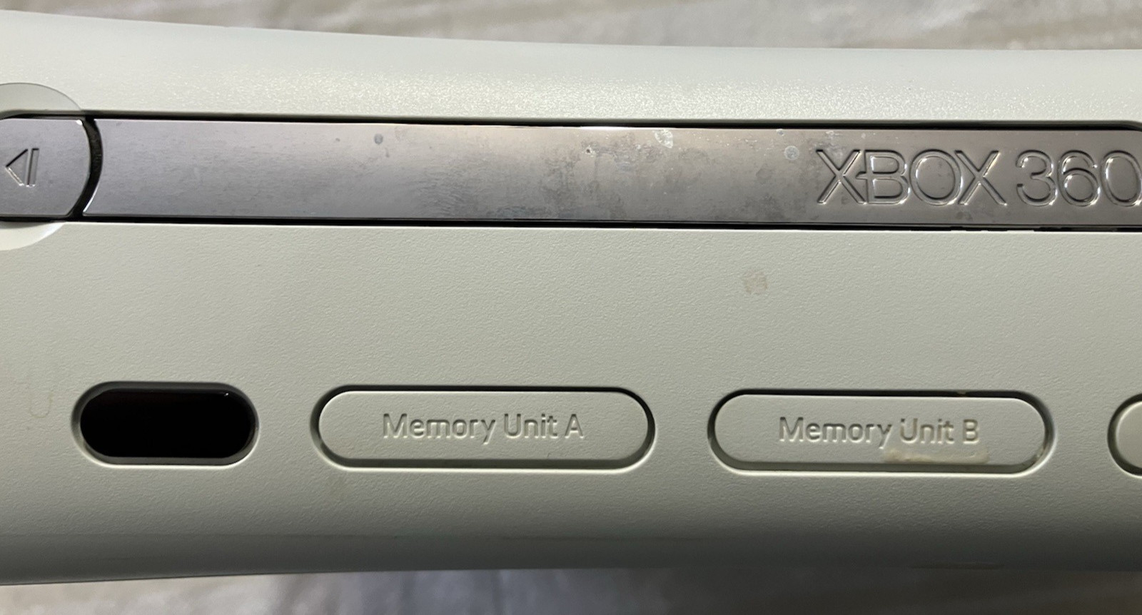 Xbox 360 White Console Microsoft For Parts Only, Bad Disc Reader