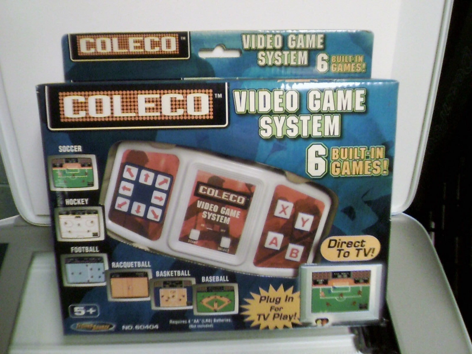 2005 Coleco Video Game System 6 Built In Games Factory Sealed Plug N Play MINT